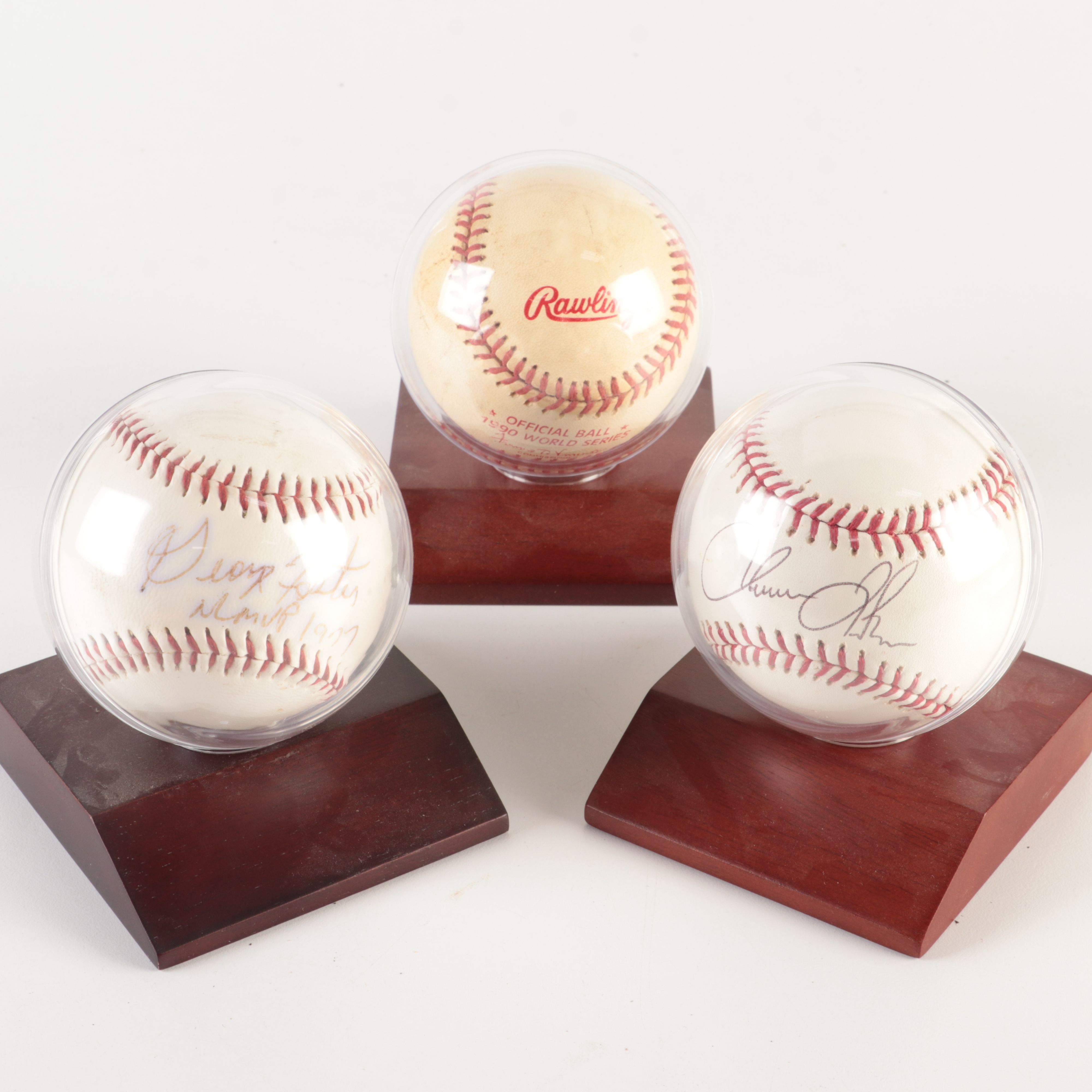 Three Cincinnati Reds Signatures, Including Johnny Bench Signed Glove, and More