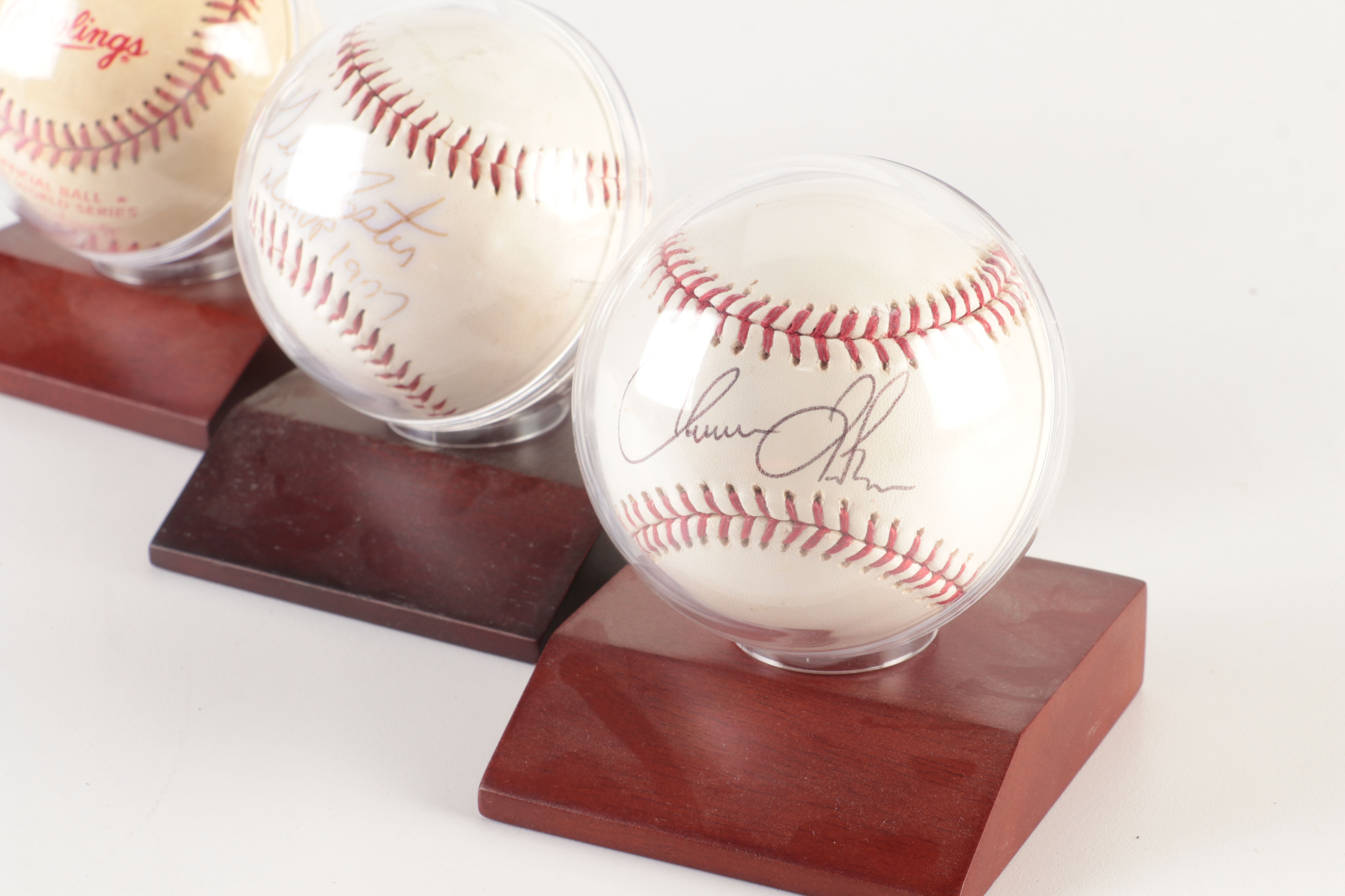 Three Cincinnati Reds Signatures, Including Johnny Bench Signed Glove, and More