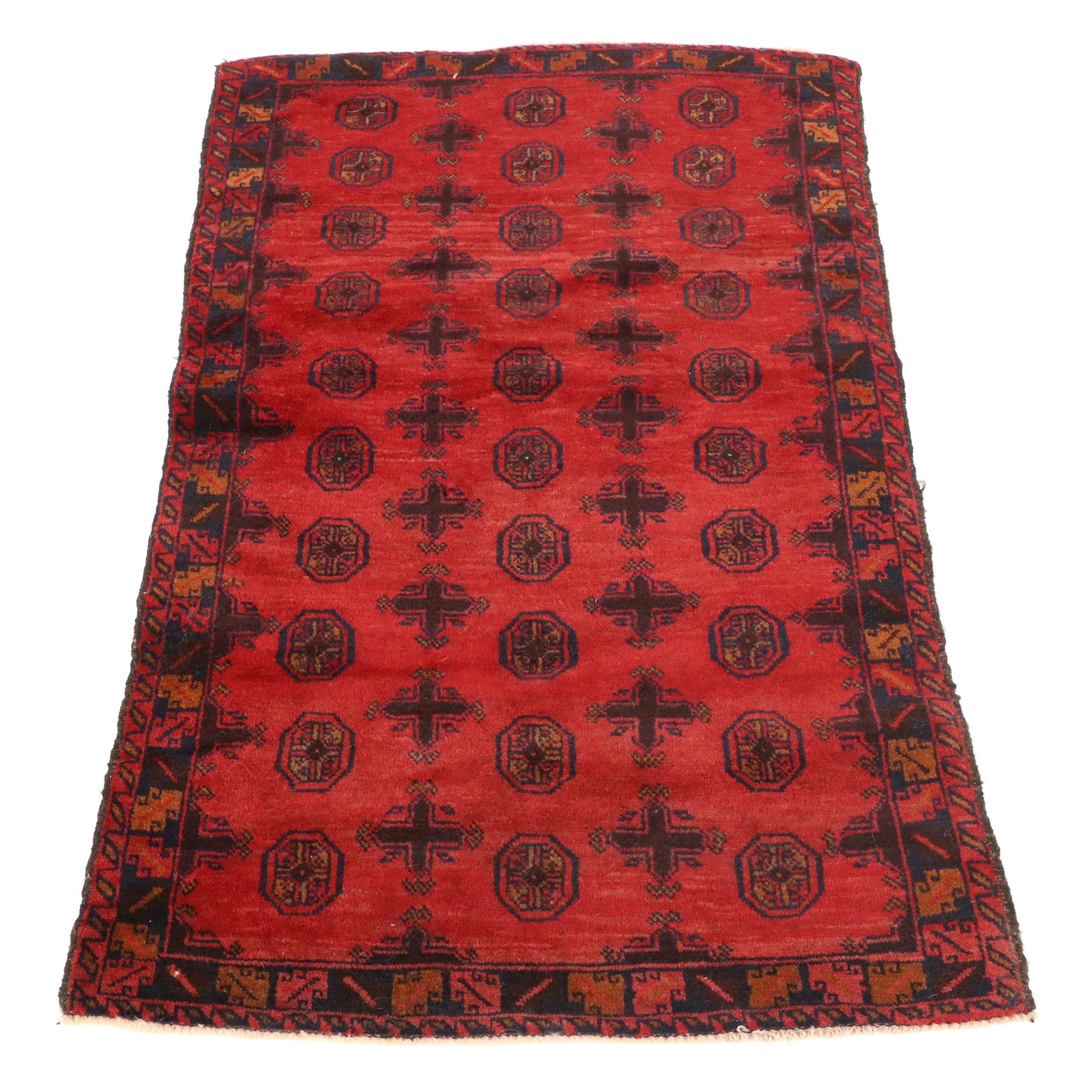 2'9 x 4'7 Hand-Knotted Persian Baluch Accent Rug