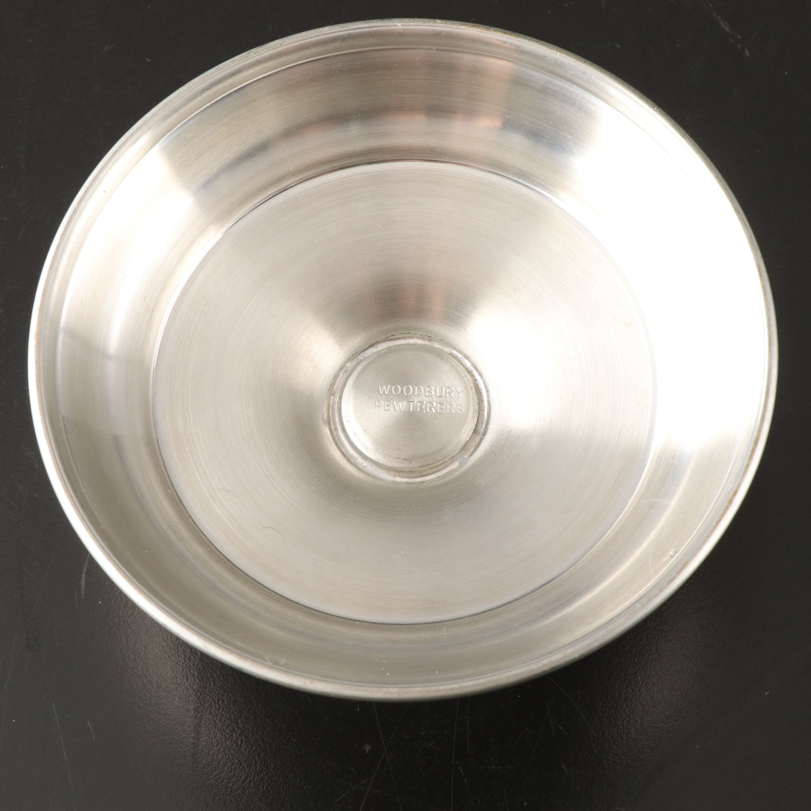 Traditional Weighted Pewter Candlesticks and Console Candleholder