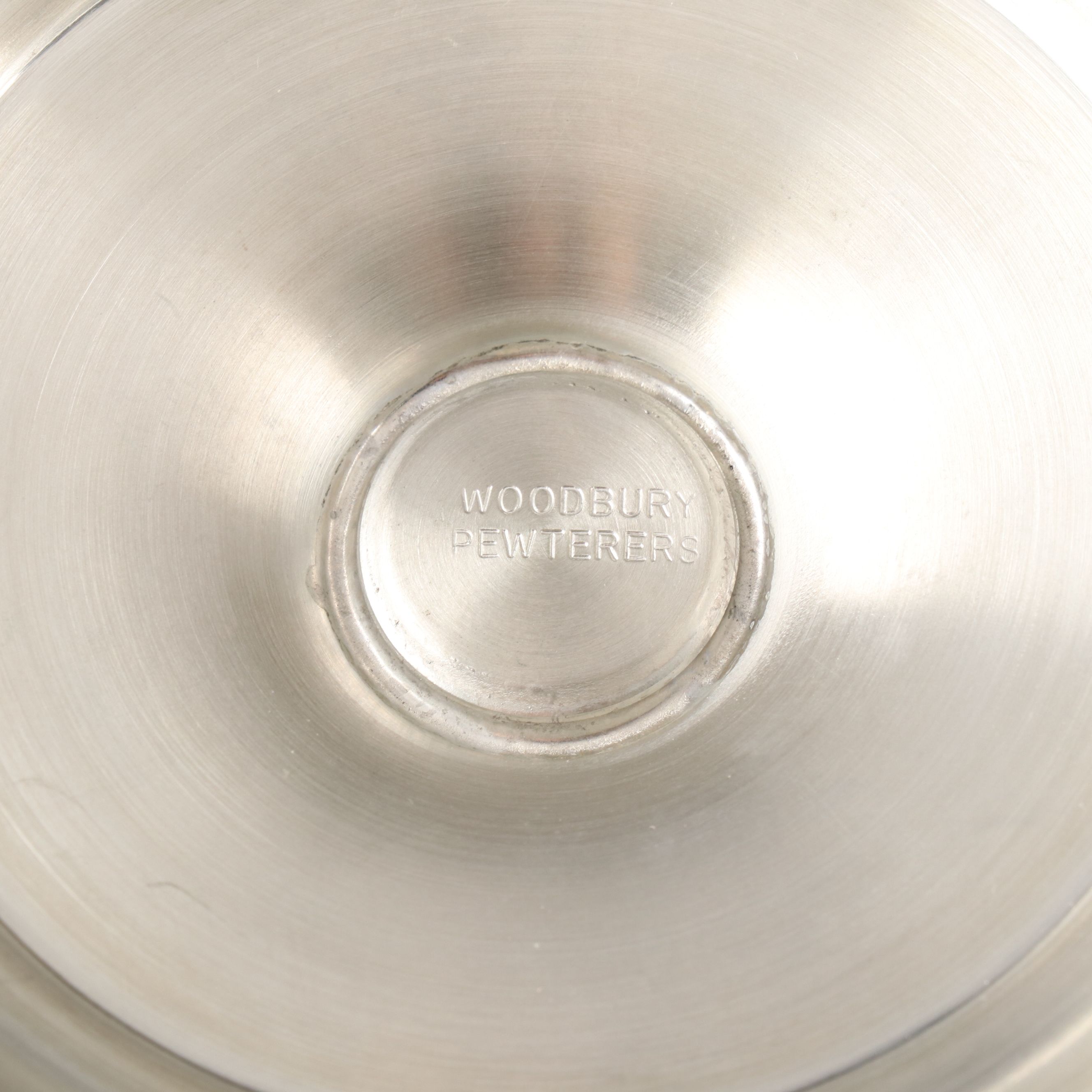 Traditional Weighted Pewter Candlesticks and Console Candleholder