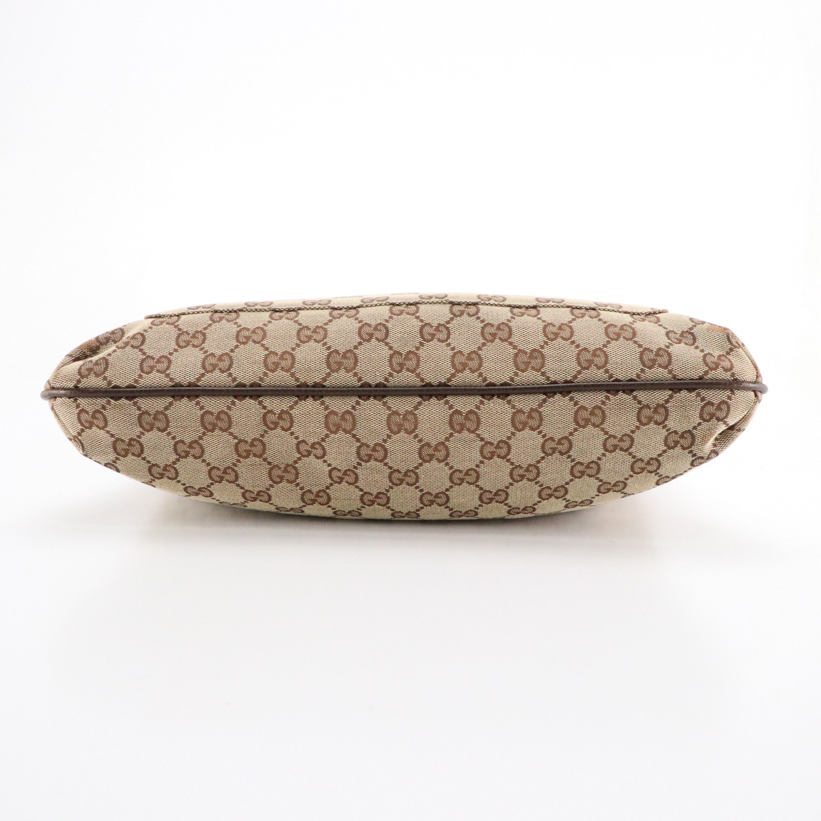 Gucci Large Front Pocket Crossbody Bag in GG Canvas and Leather