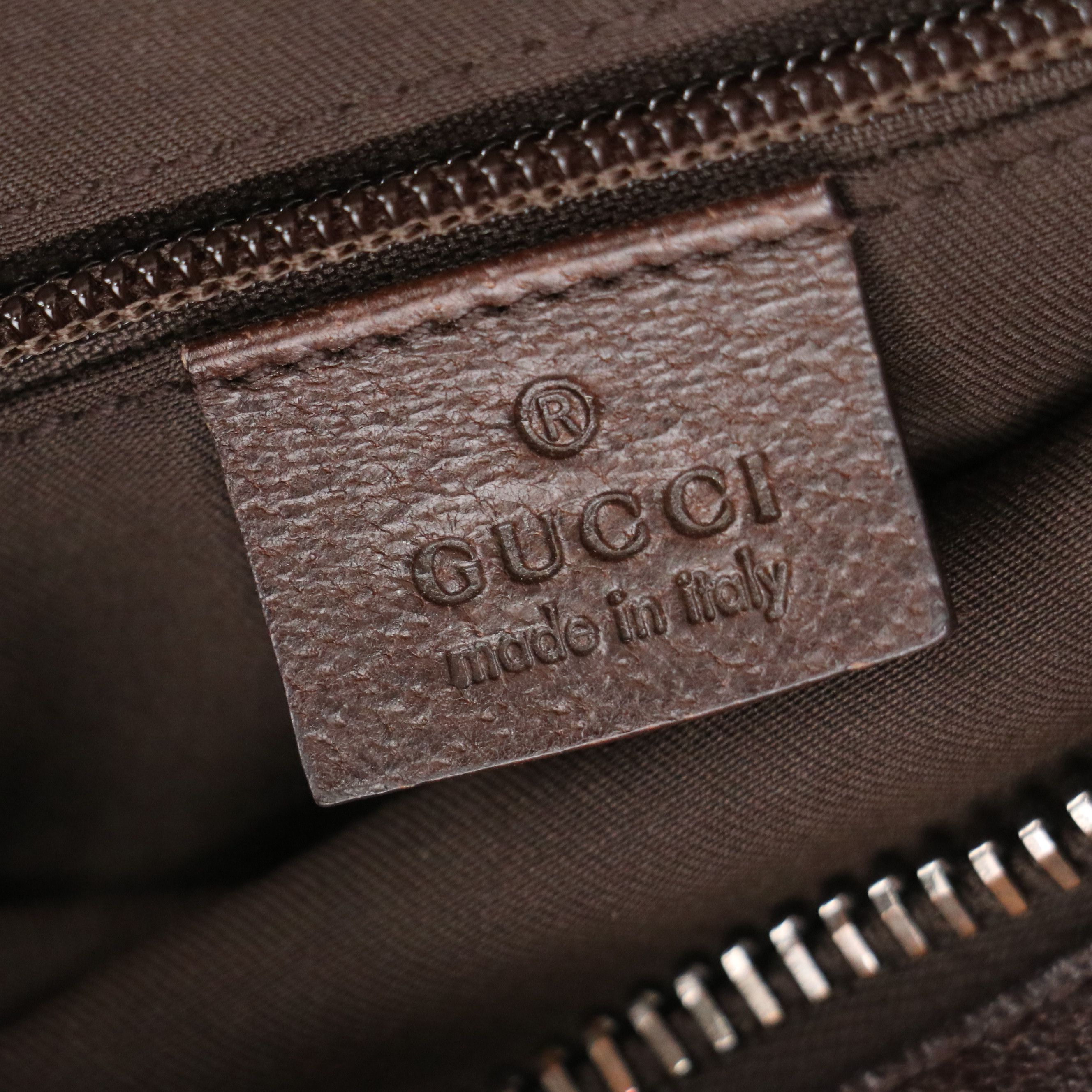 Gucci Large Front Pocket Crossbody Bag in GG Canvas and Leather
