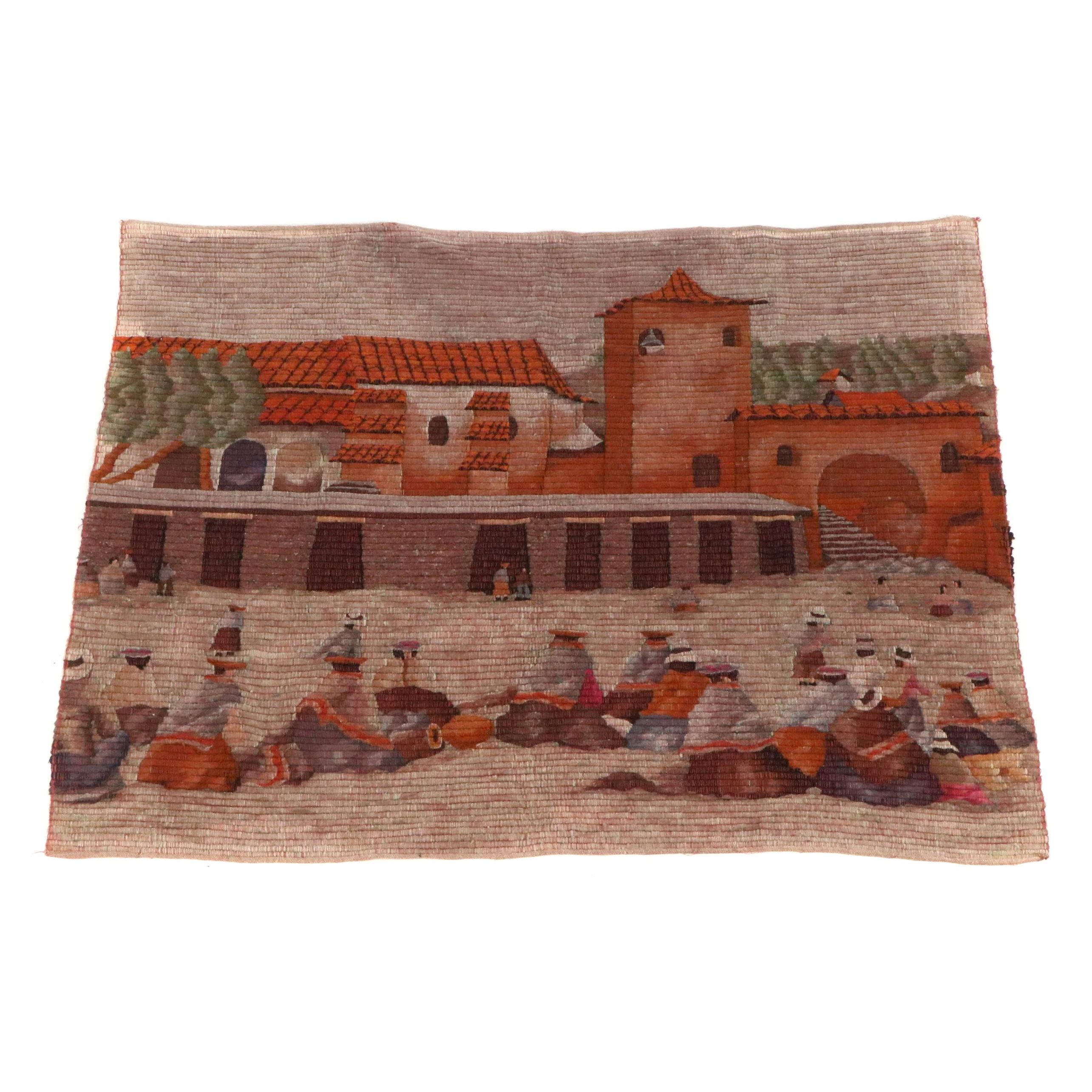 South American Artisan Made Handwoven Wall Art Panel