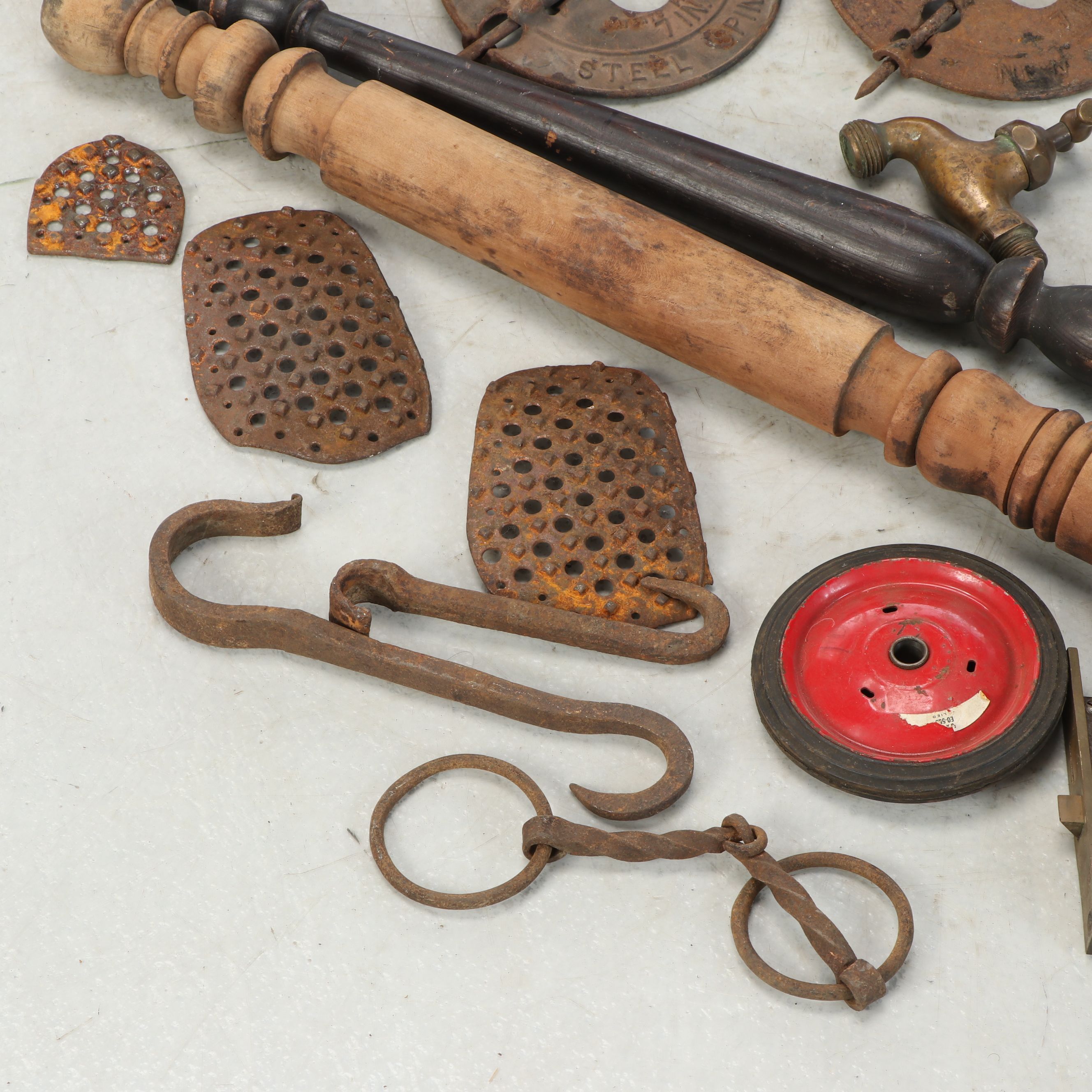 Craftsman Tool Box with Other Hand Tools, Bakelite Plugs and More Décor