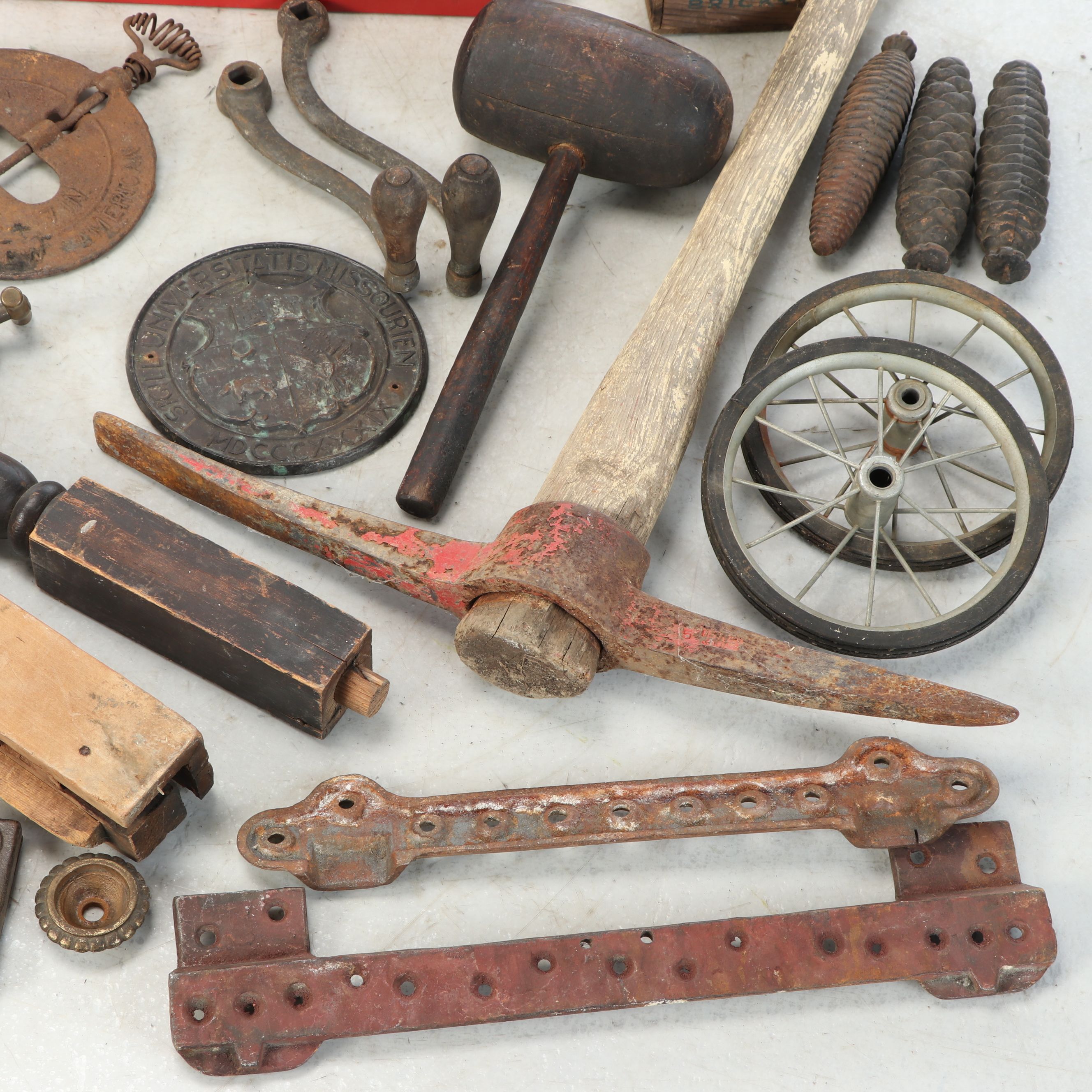 Craftsman Tool Box with Other Hand Tools, Bakelite Plugs and More Décor