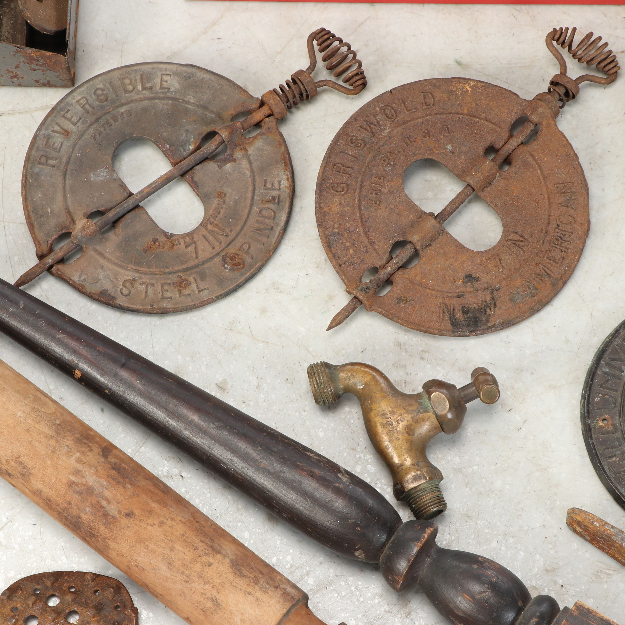 Craftsman Tool Box with Other Hand Tools, Bakelite Plugs and More Décor