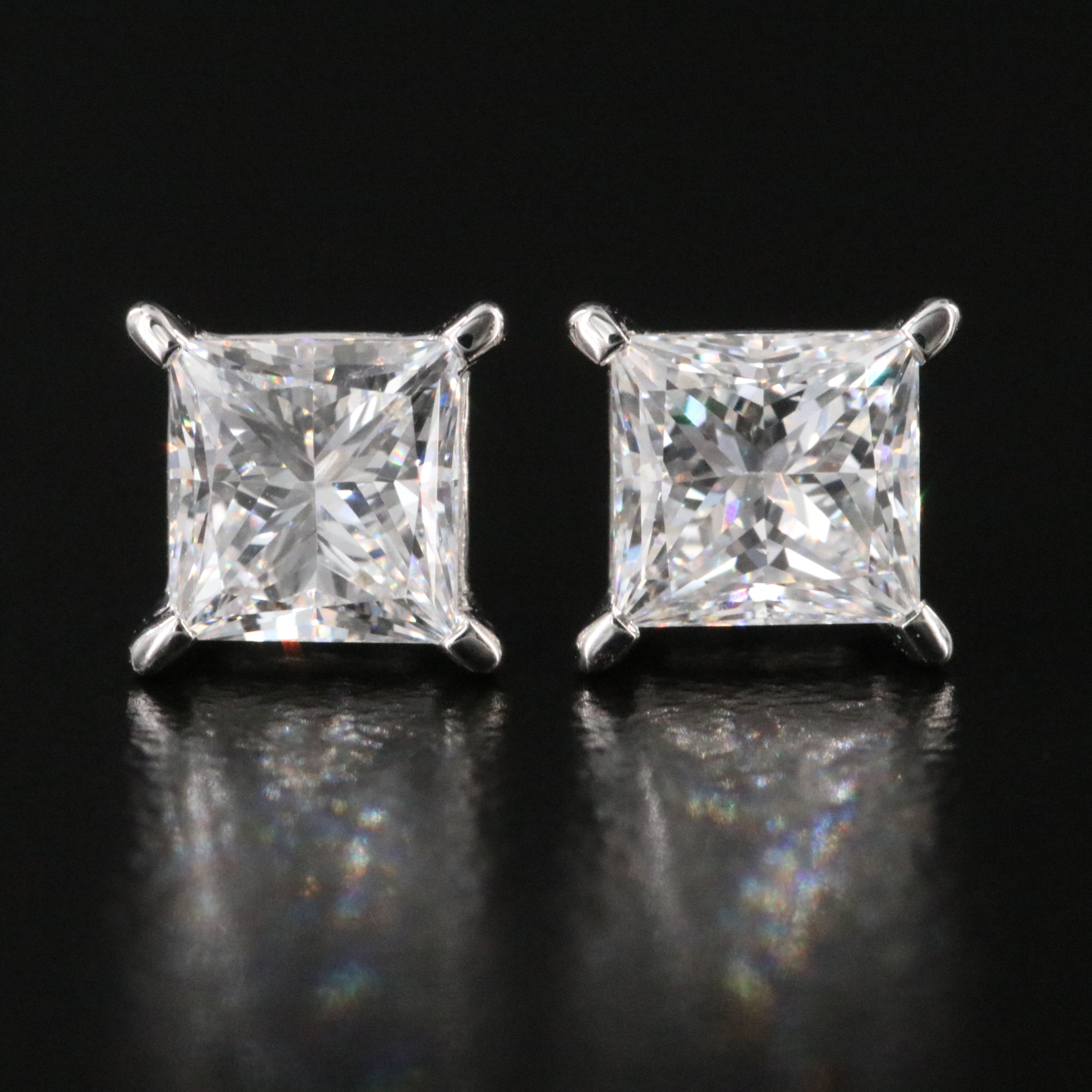 14K 1.20 CTW Lab Grown Diamond Stud Earrings
