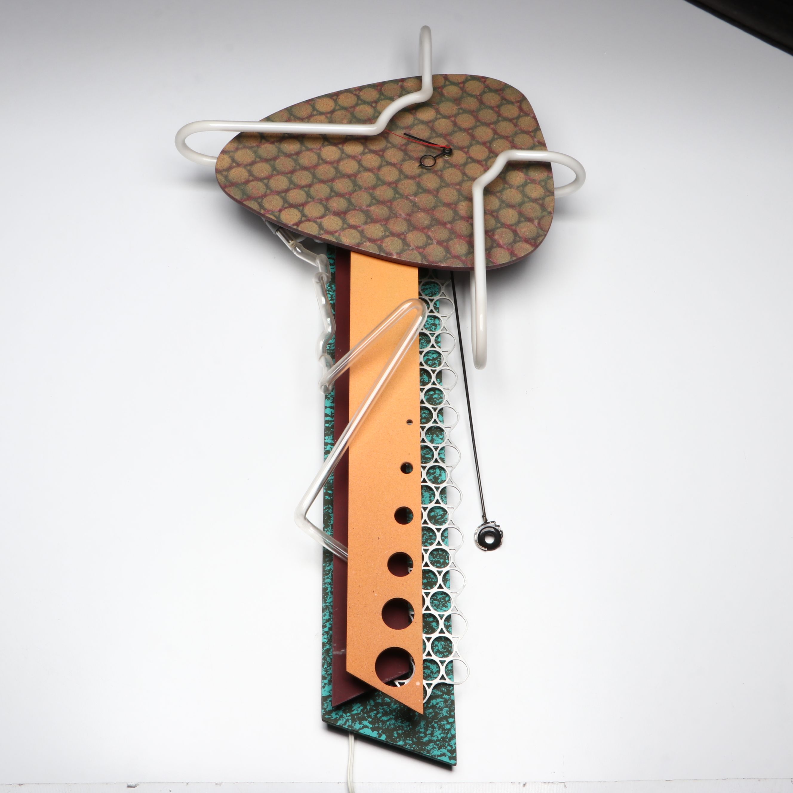 Sparky's Neonworks Abstract Illuminated Wall Clock