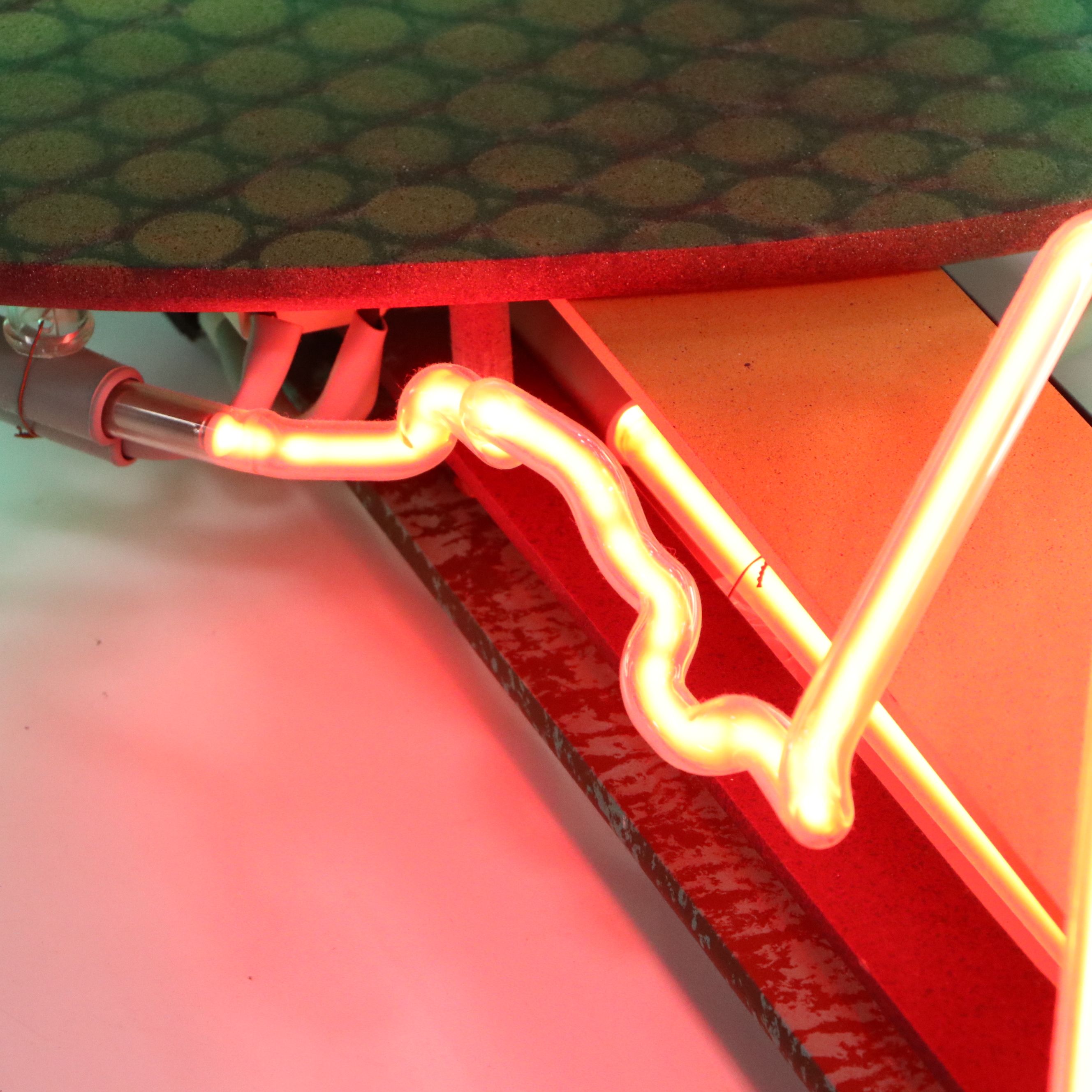 Sparky's Neonworks Abstract Illuminated Wall Clock