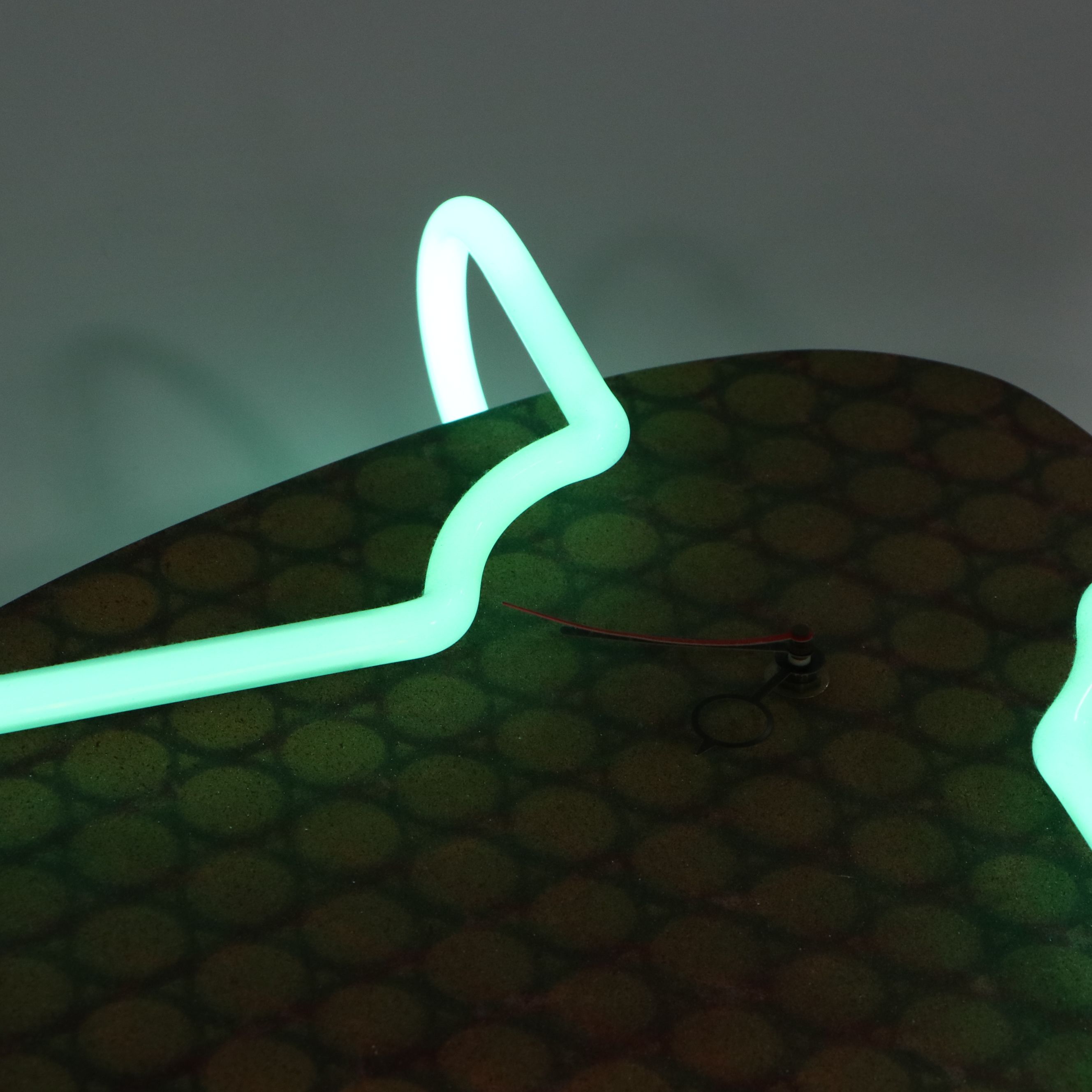 Sparky's Neonworks Abstract Illuminated Wall Clock