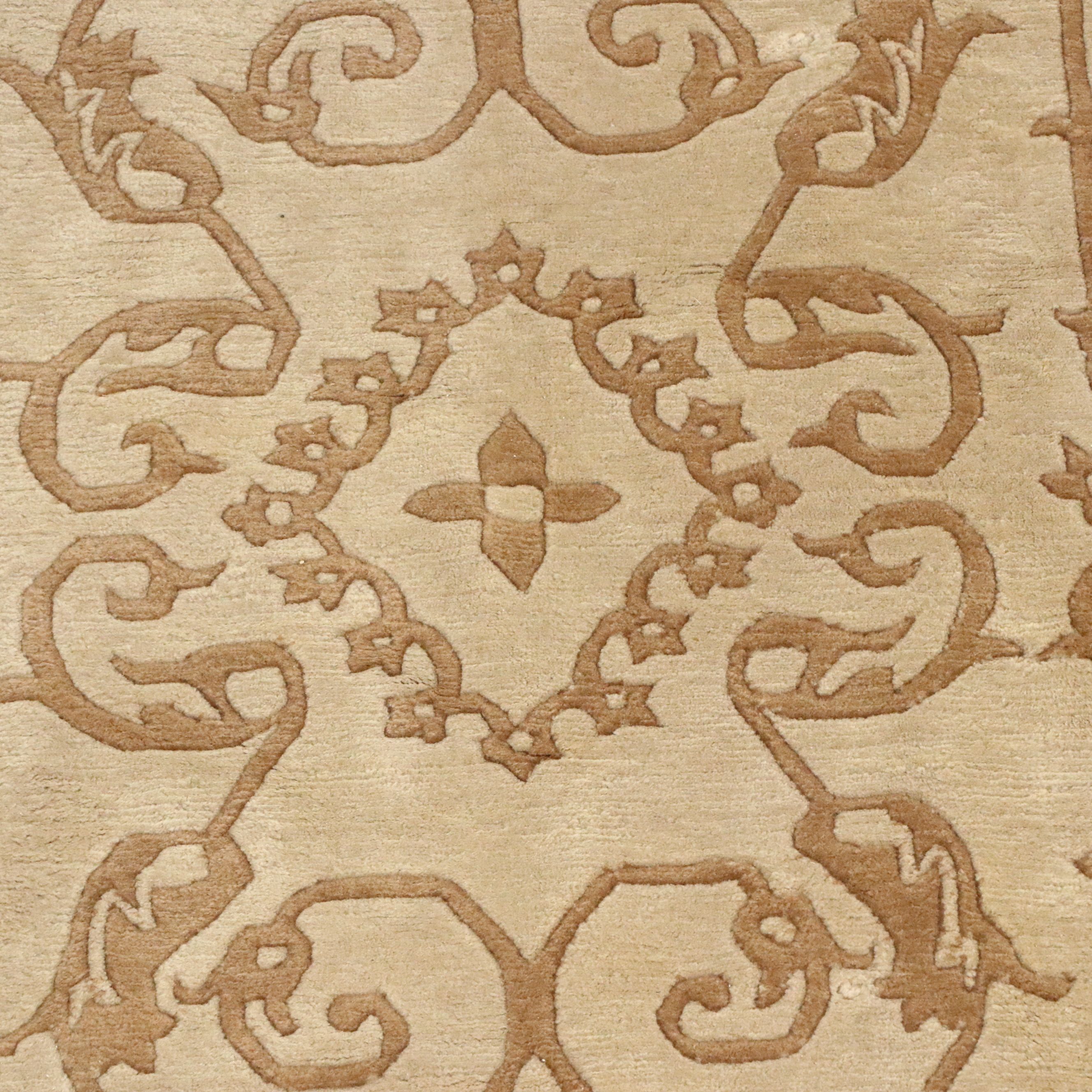 6' x 9' Hand-Knotted Nepalese Tufenkian-Style Area Rug