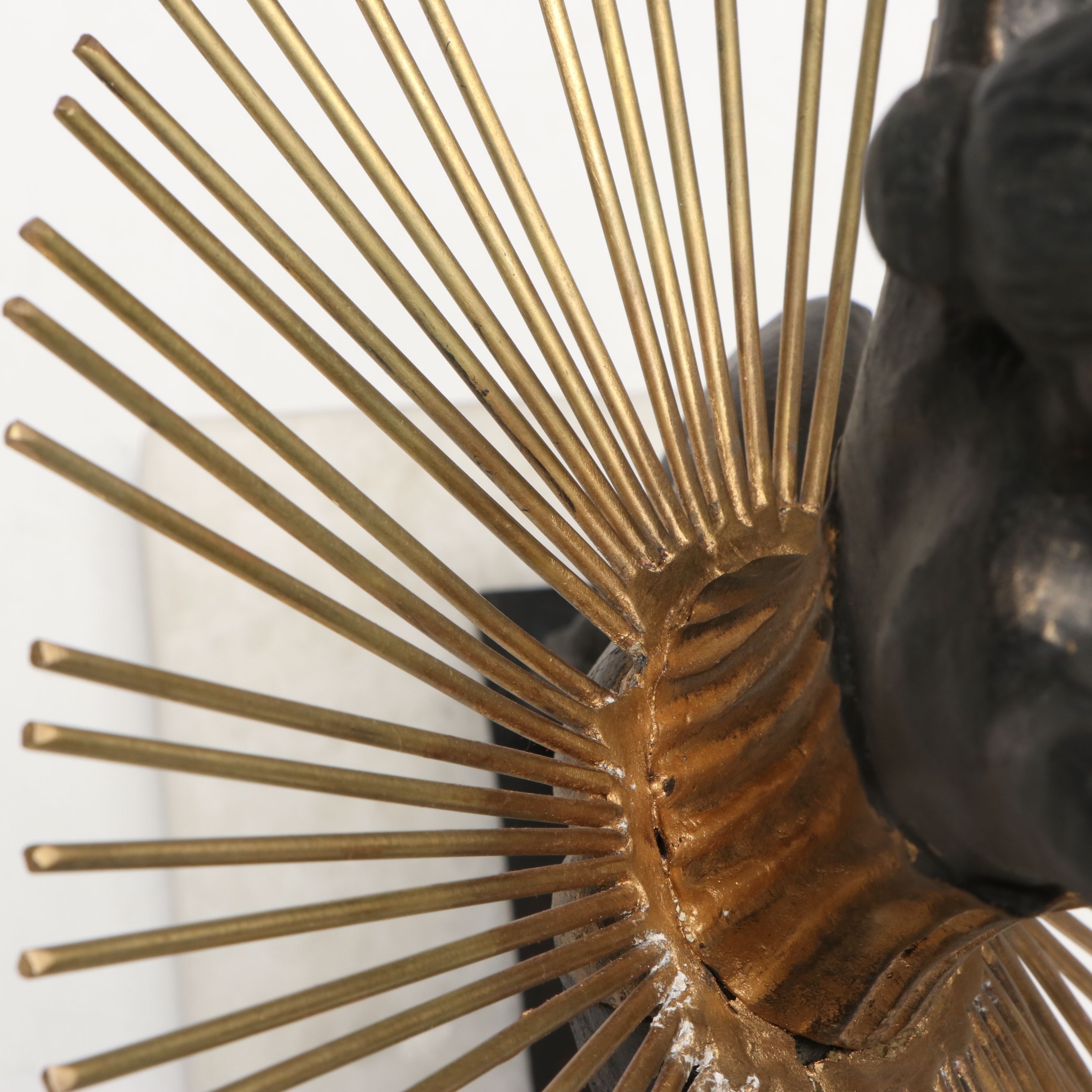 Global Views Ballet Dancer Mixed Metal Sculpture "Bauhaus Grande Plie"