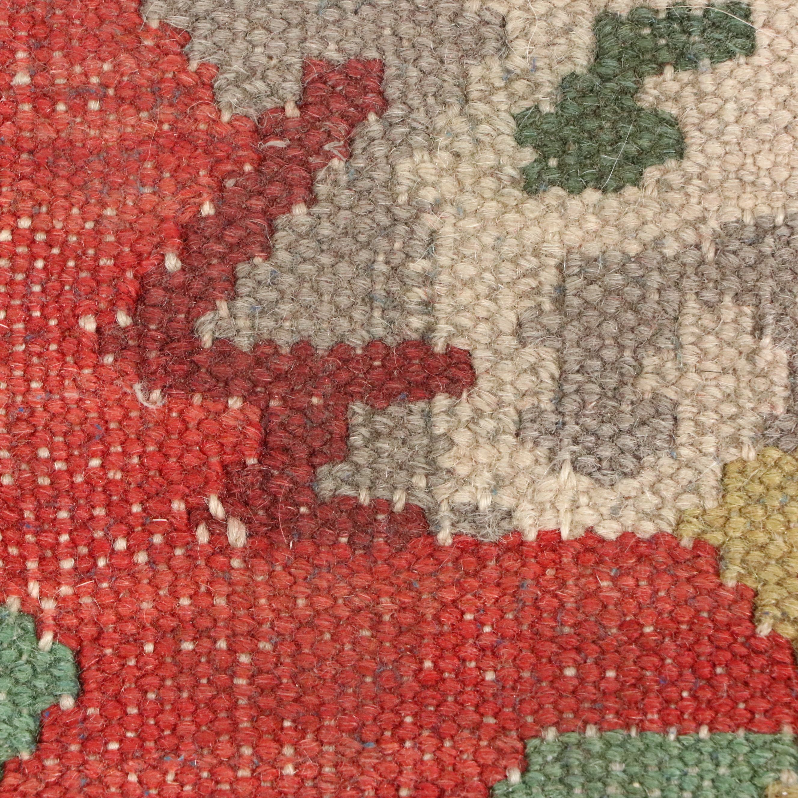 3'8 x 6'3 Handwoven Turkish Karabağ Kilim Area Rug