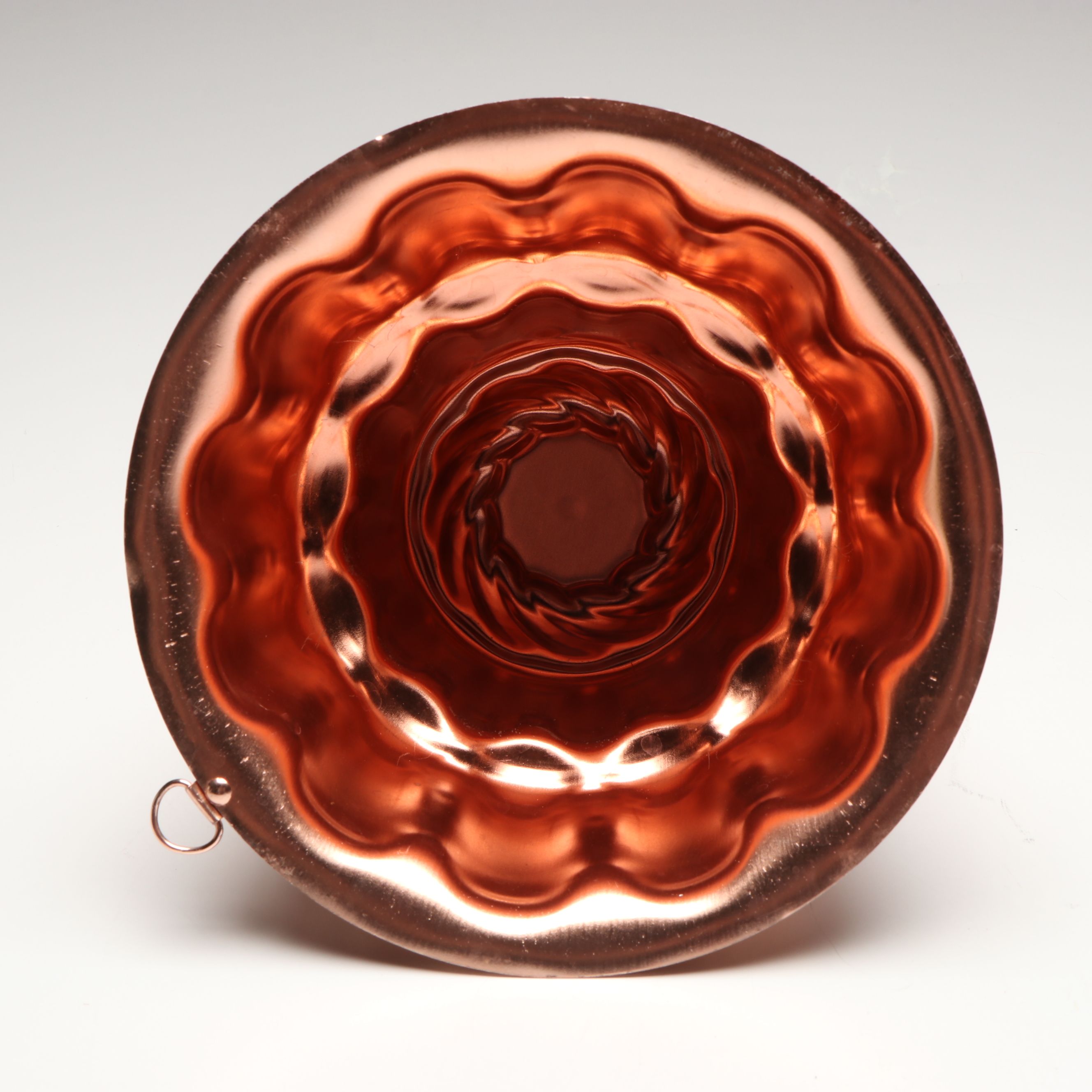 Copper Tone Sun Wall Hanging with Star and Other Metal Jell-O and Baking Molds