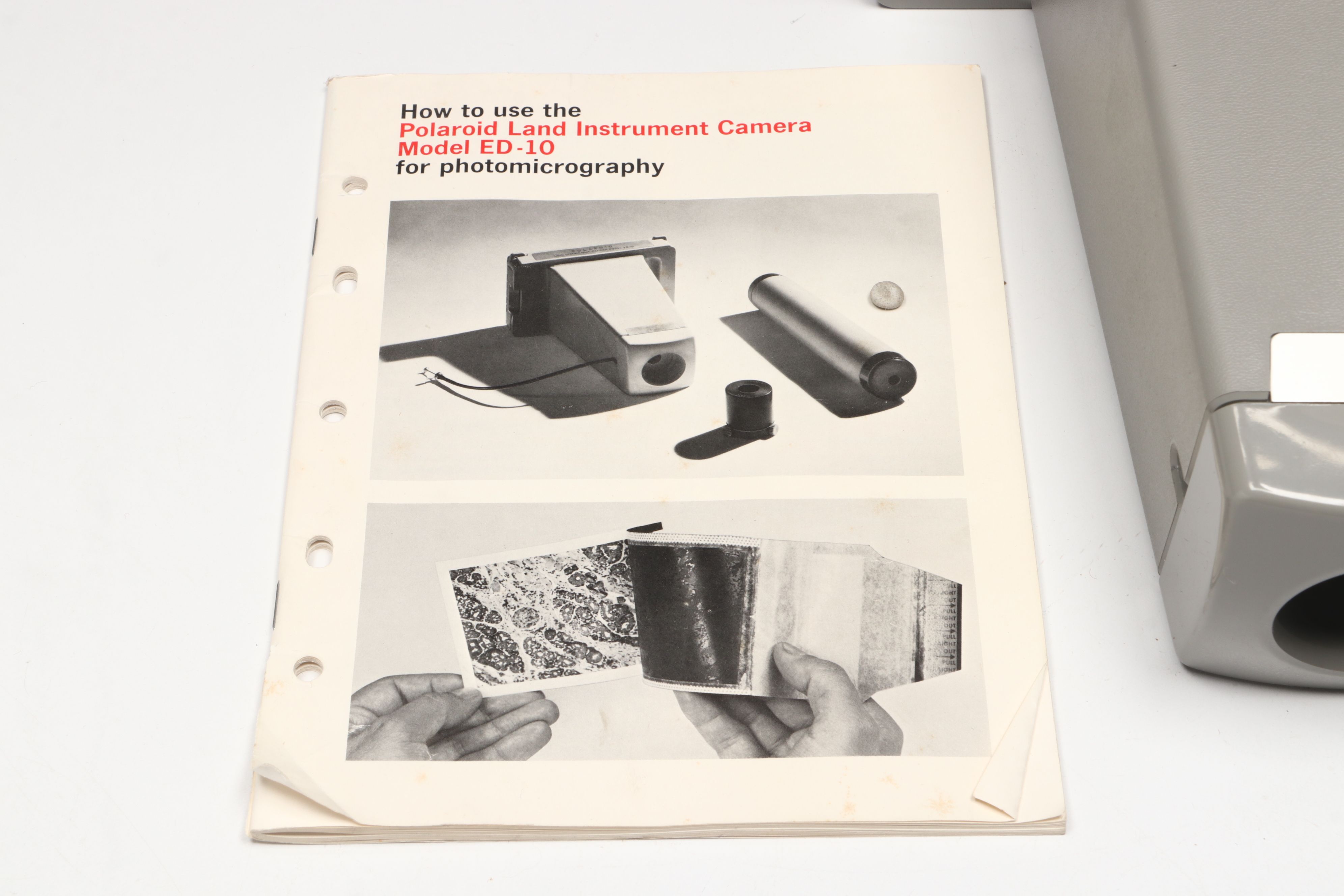 Polaroid Model ED-10 Land Instrument Camera, Late 20th Century