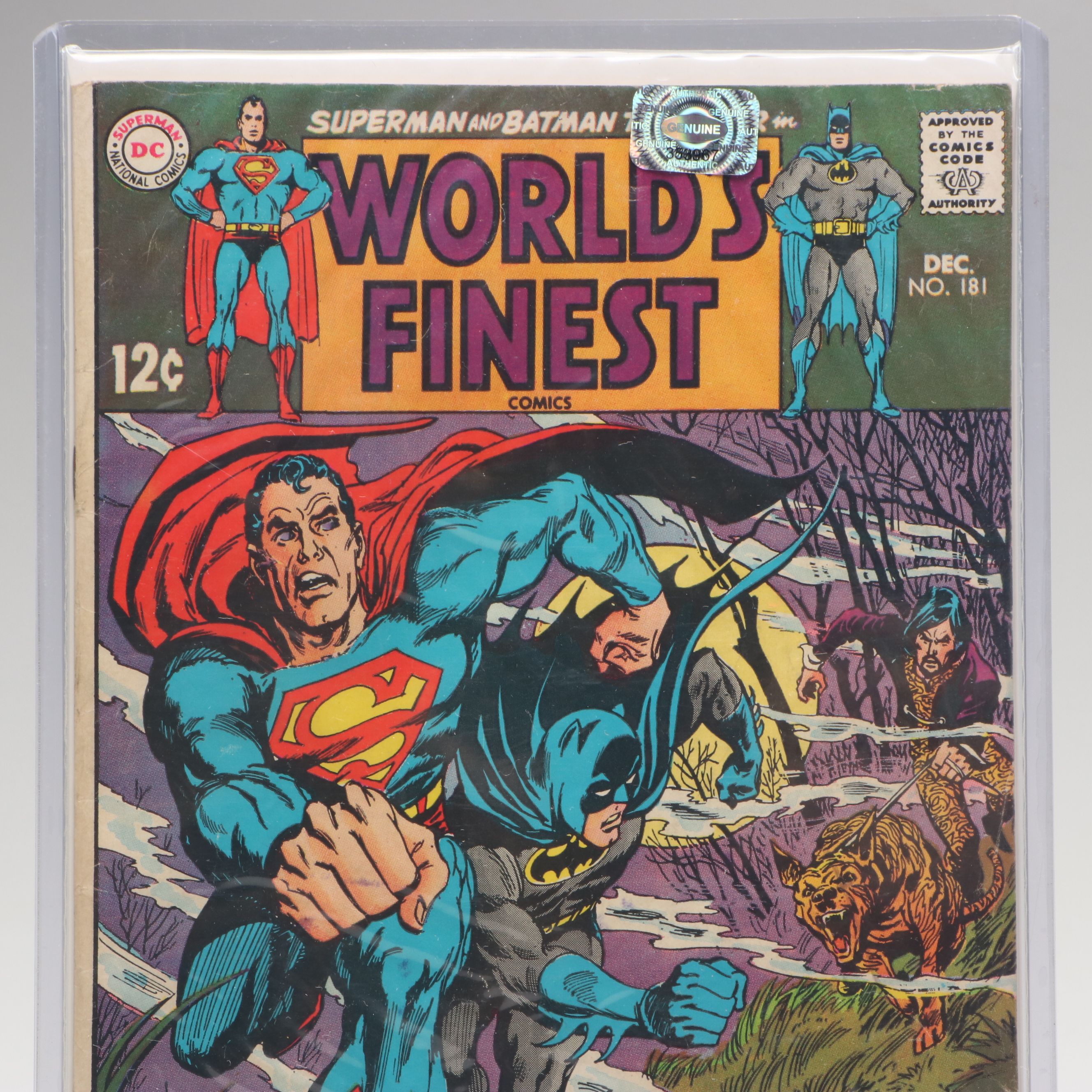 DC Comics Silver Age "World's Finest" Vol. 1 #181 Comic Book, 1968