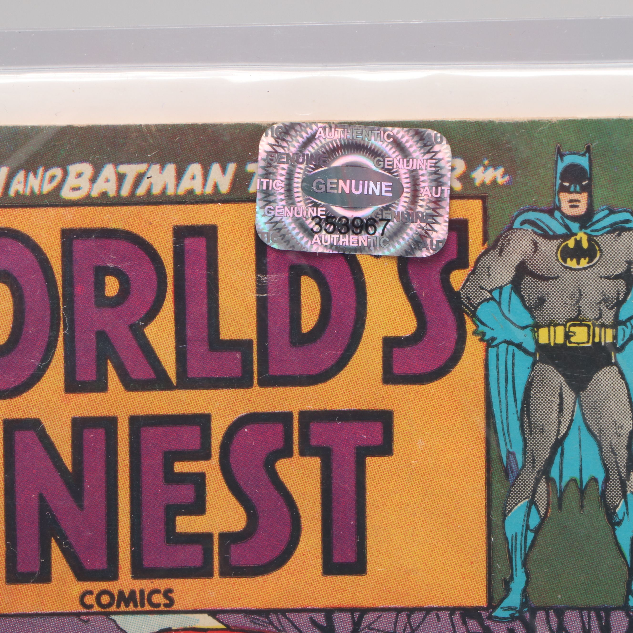 DC Comics Silver Age "World's Finest" Vol. 1 #181 Comic Book, 1968