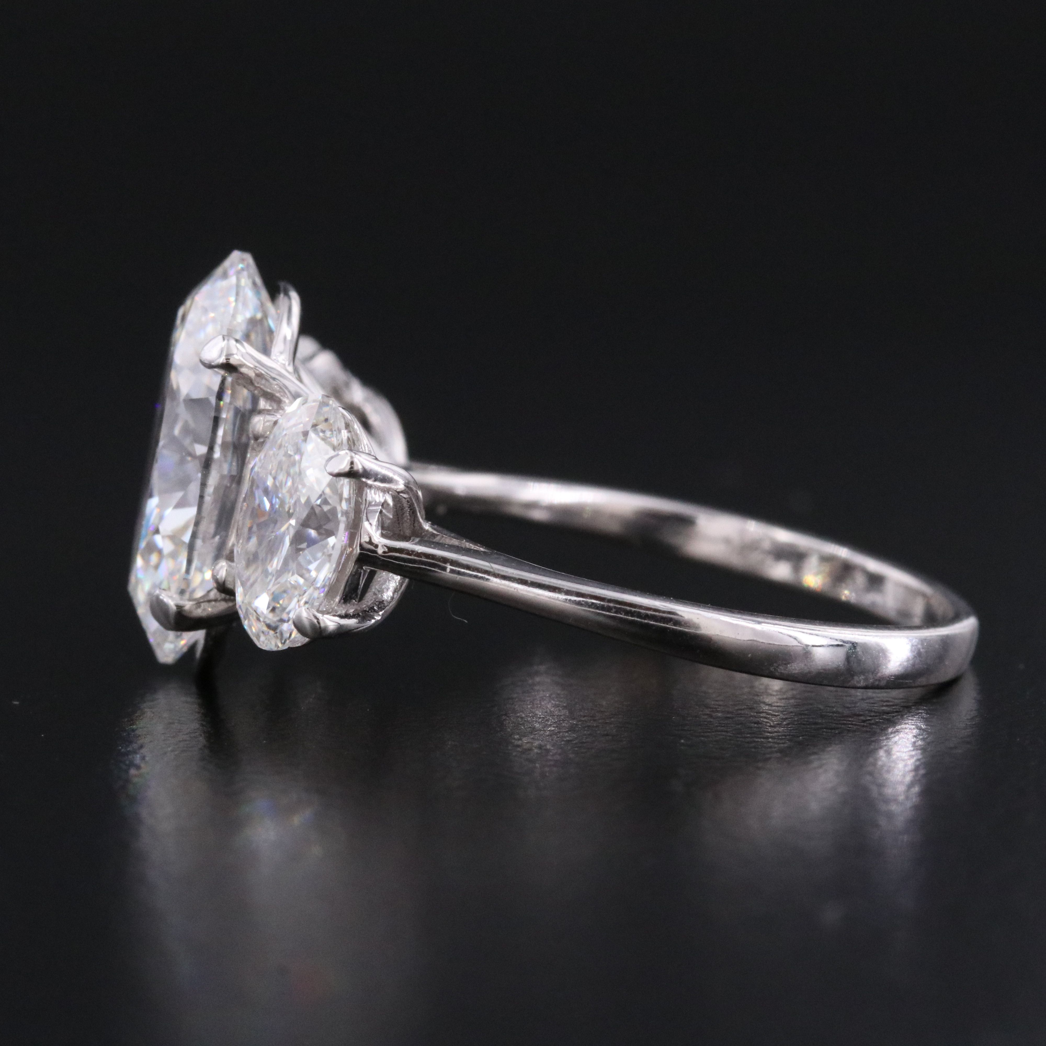 14K 7.03 CTW Lab Grown Diamond Ring with IGI Reports