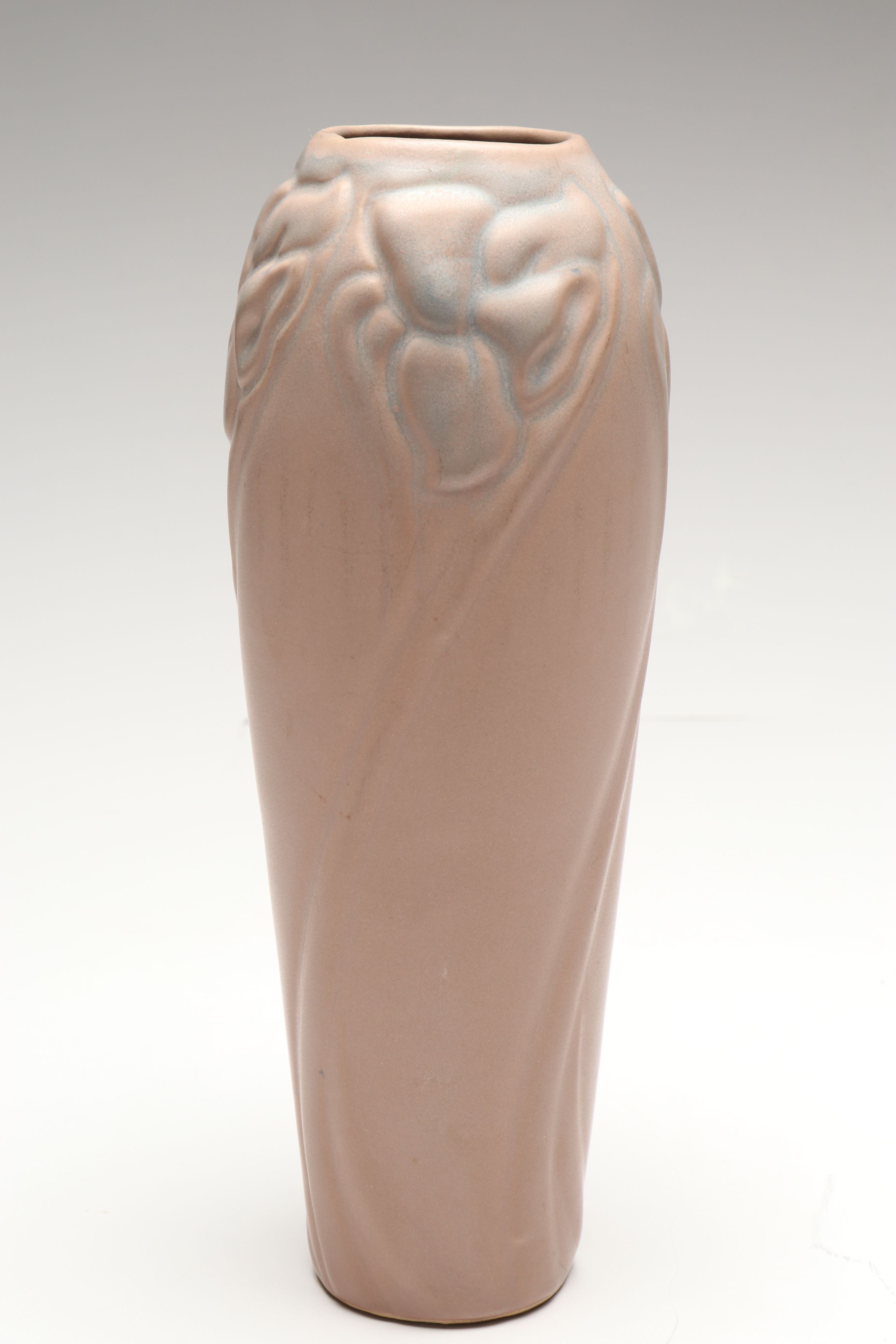 Rookwood Pottery Rose Bowl with Van Briggle Art Nouveau Vase