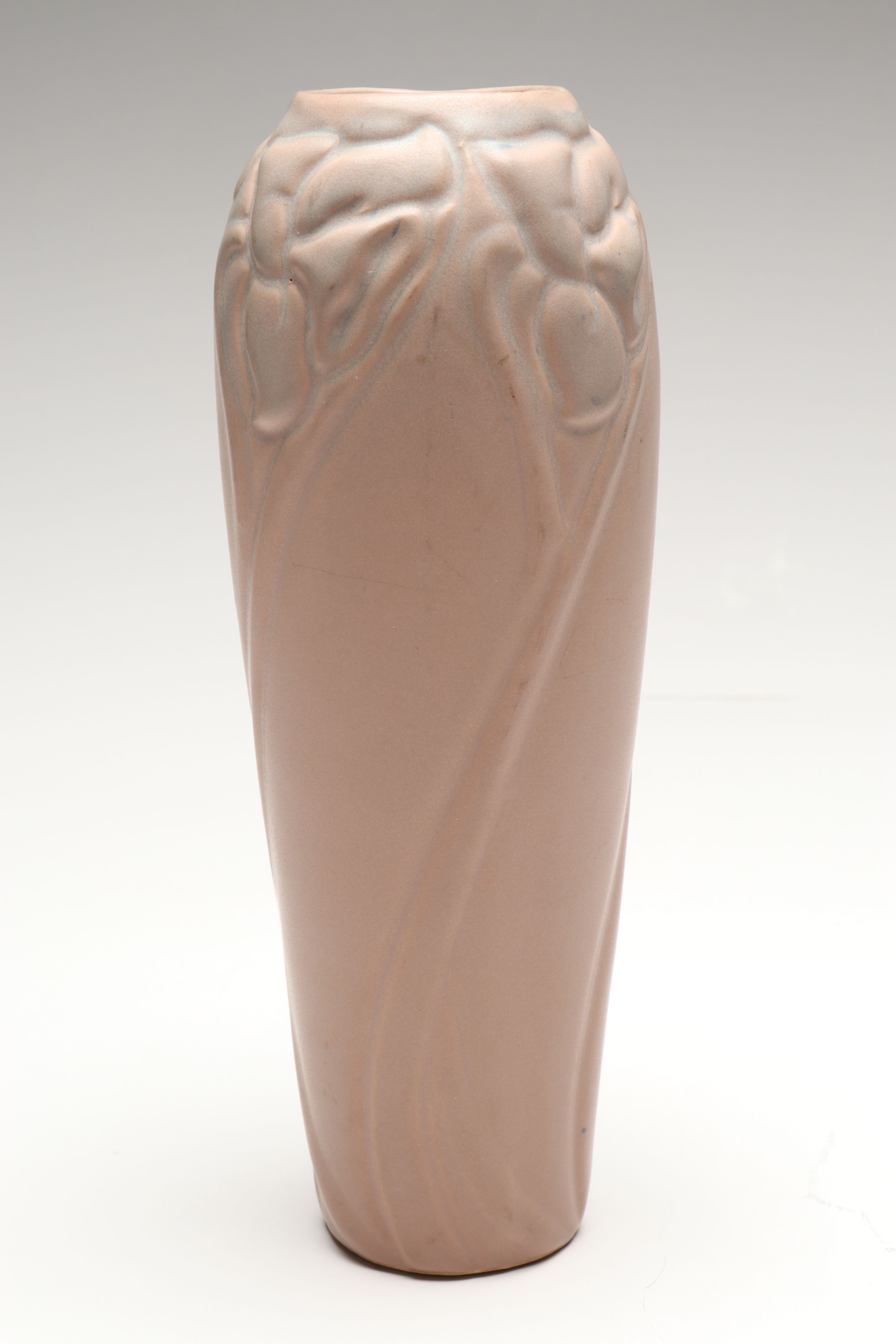 Rookwood Pottery Rose Bowl with Van Briggle Art Nouveau Vase