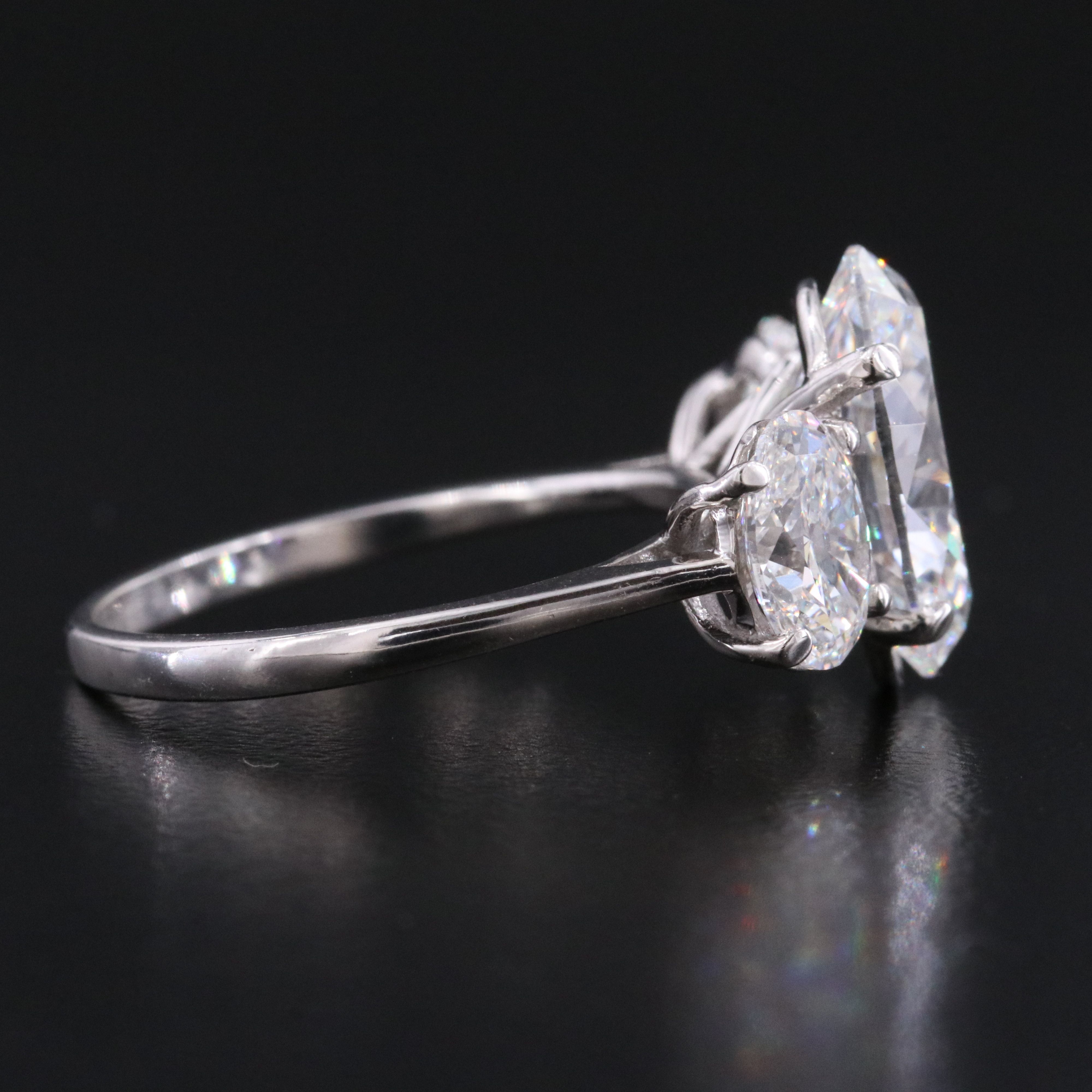 14K 7.03 CTW Lab Grown Diamond Ring with IGI Reports