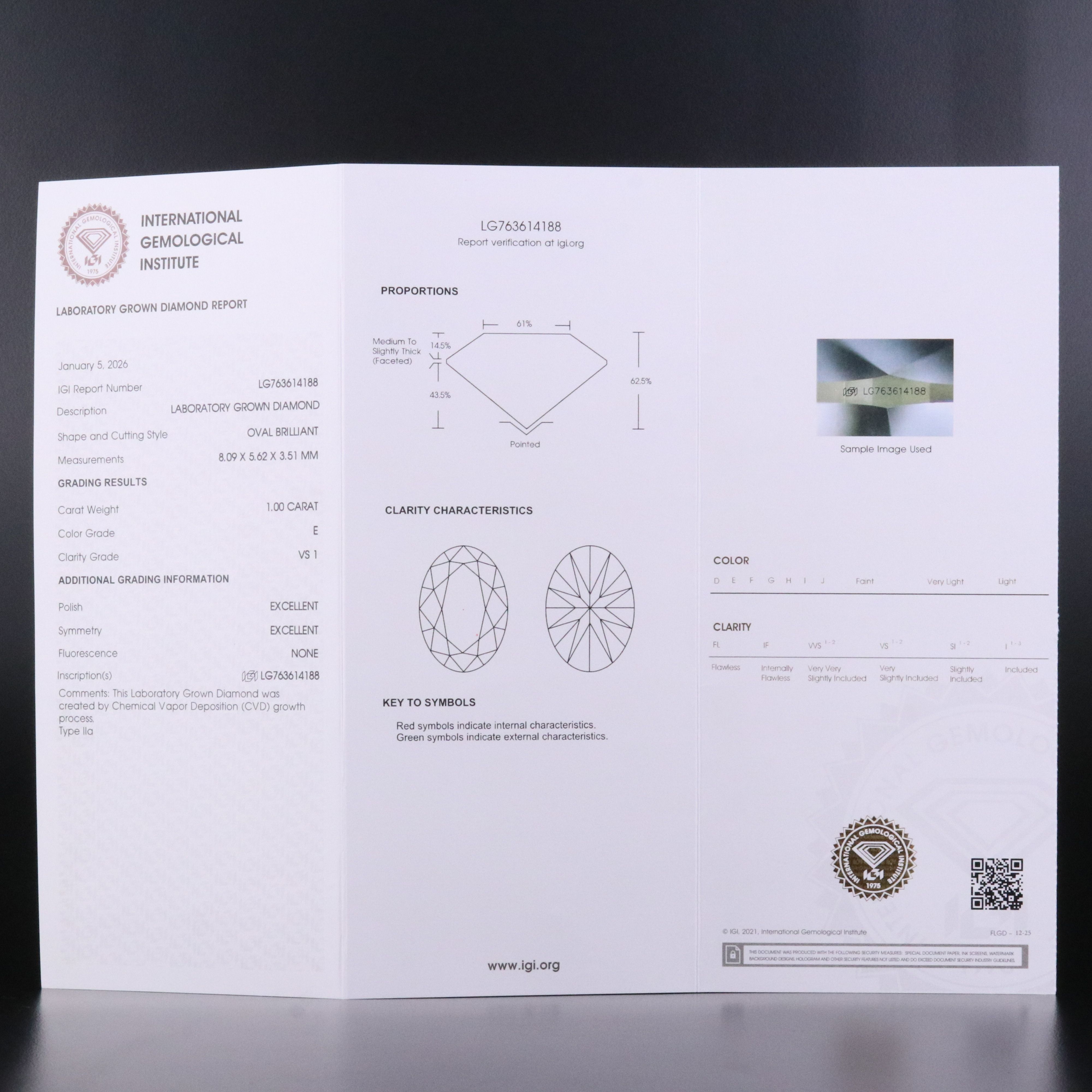 14K 7.03 CTW Lab Grown Diamond Ring with IGI Reports