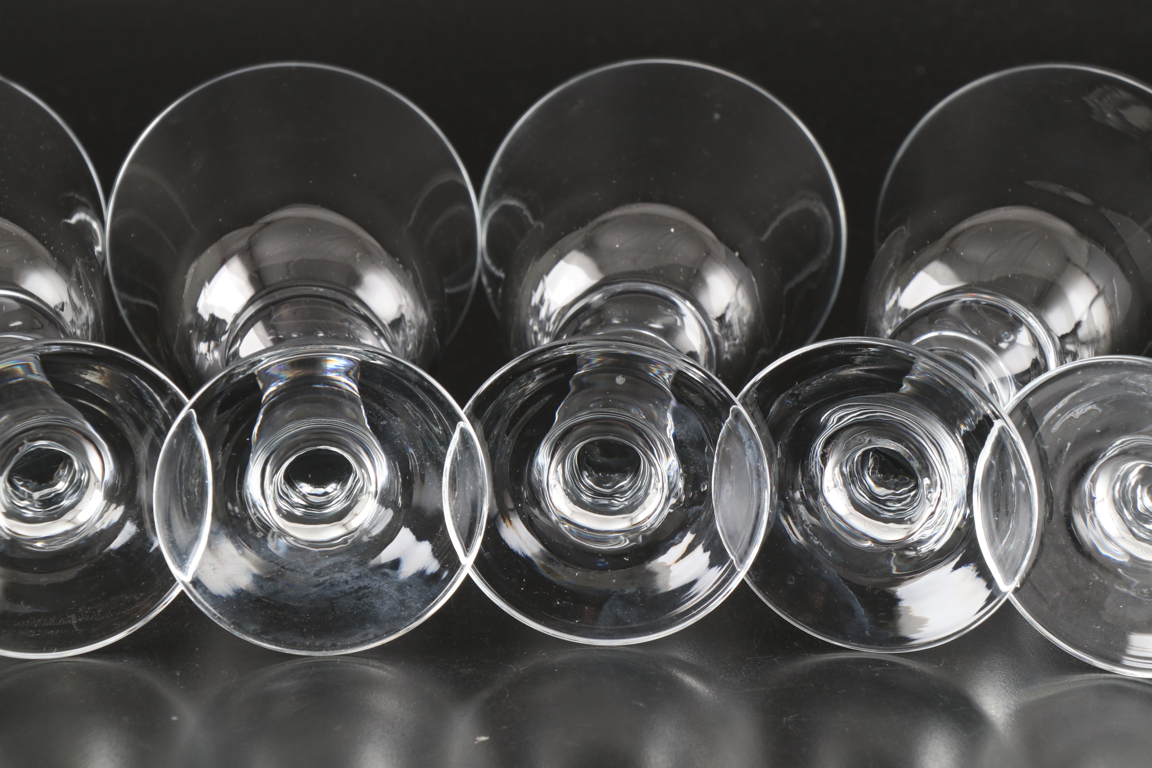 Home Essentials "Rafael" Turkish Glass Water Goblets, Early 21st Century