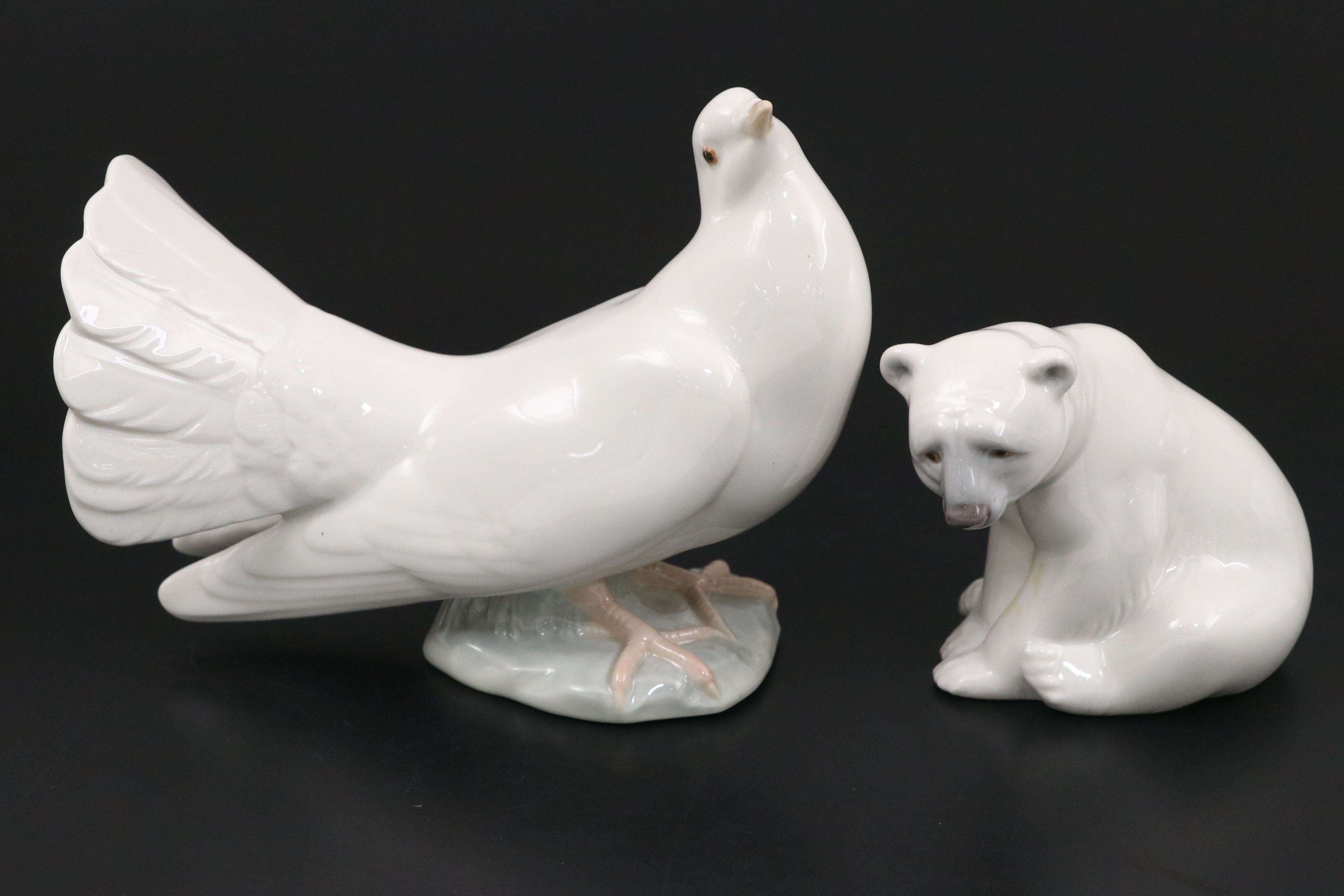 Lladró "Ducklings", "White Dove" and Other Porcelain Figures