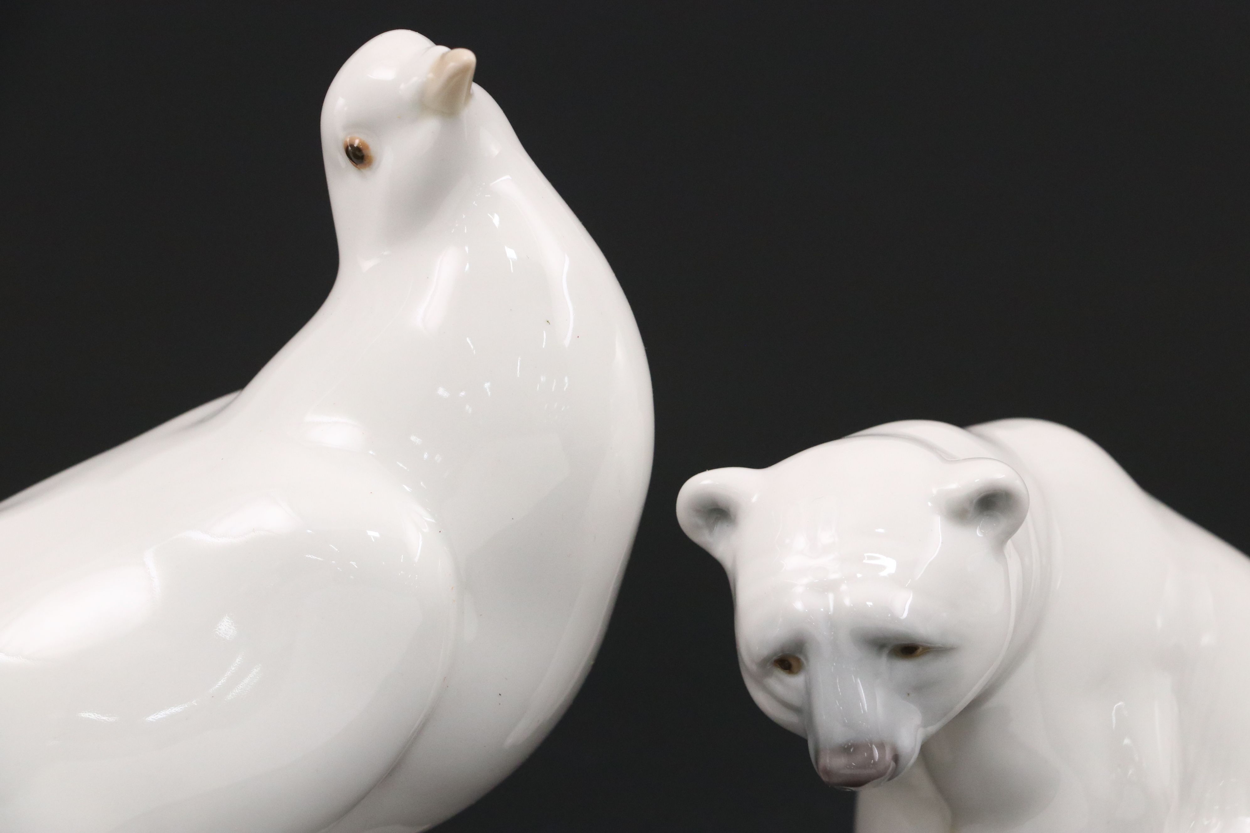 Lladró "Ducklings", "White Dove" and Other Porcelain Figures