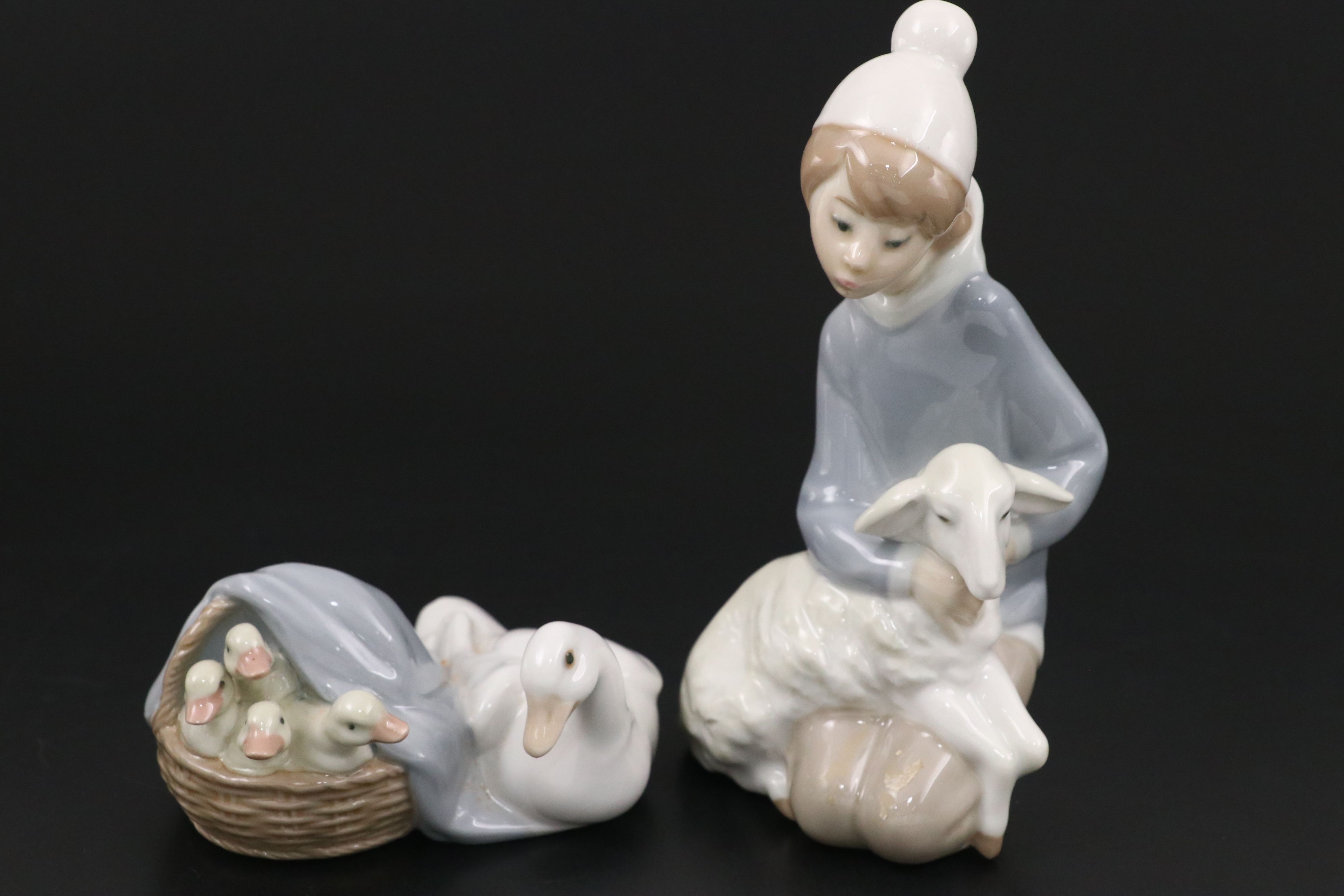 Lladró "Ducklings", "White Dove" and Other Porcelain Figures