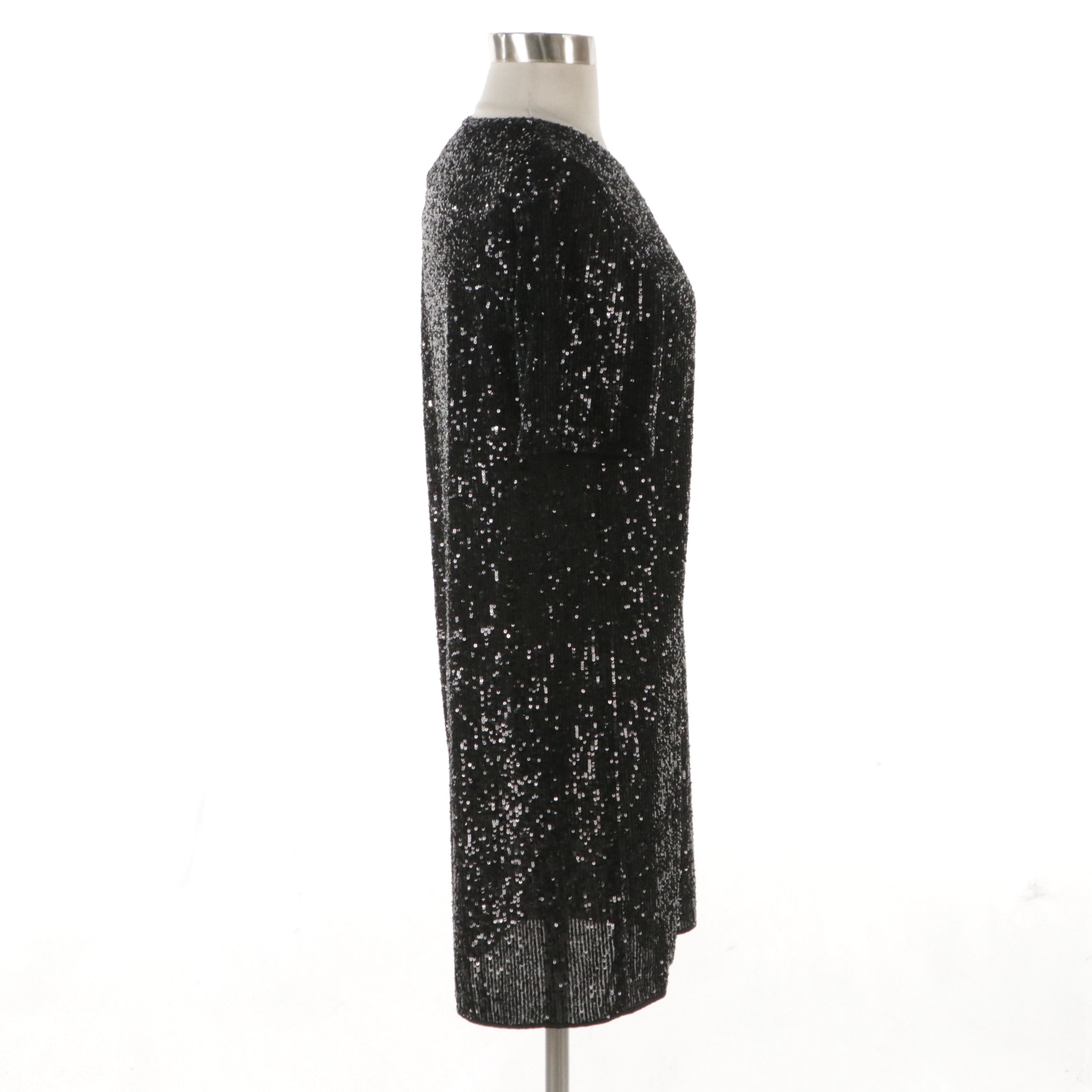Tom Ford Black Sequined Cocktail Dress with Tag