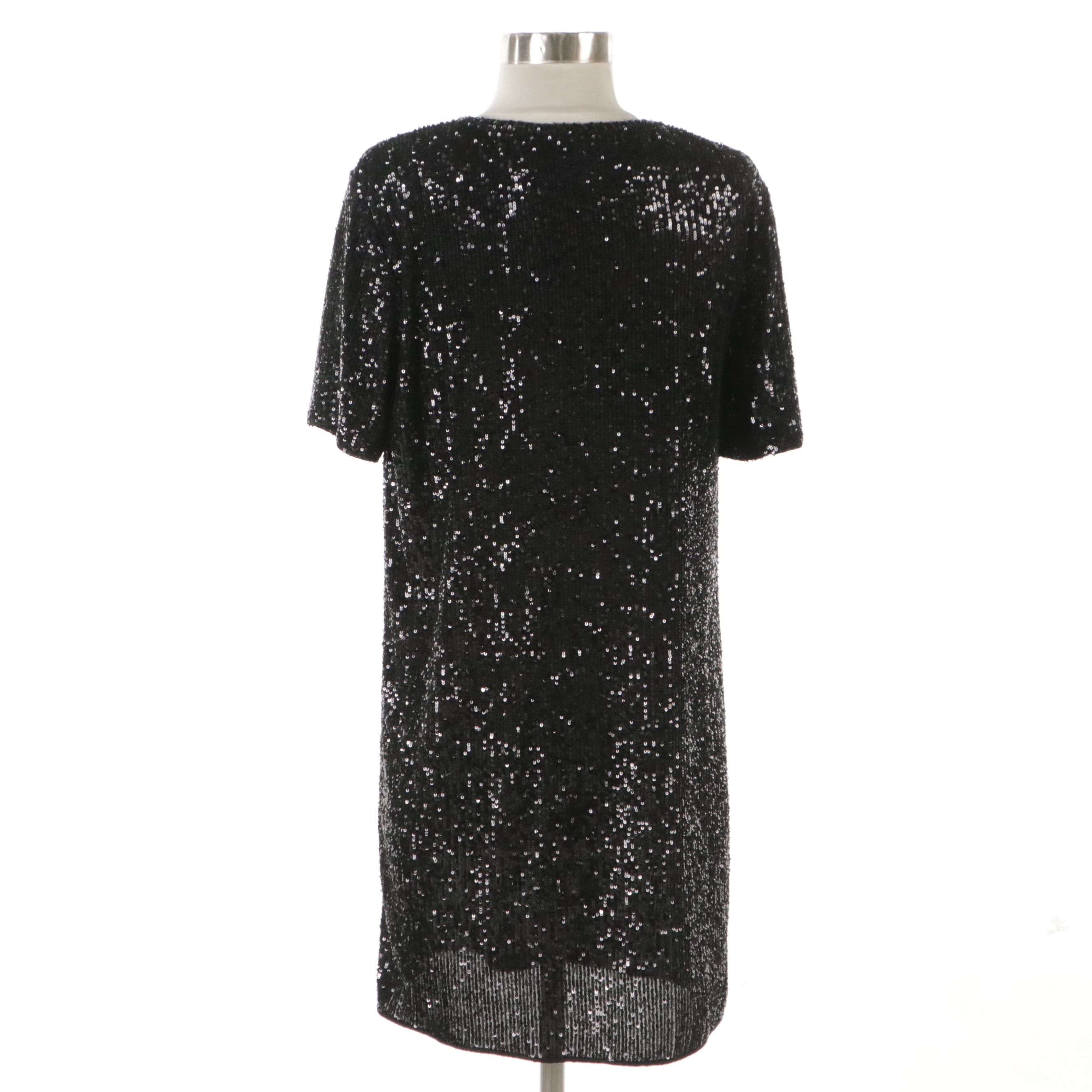 Tom Ford Black Sequined Cocktail Dress with Tag