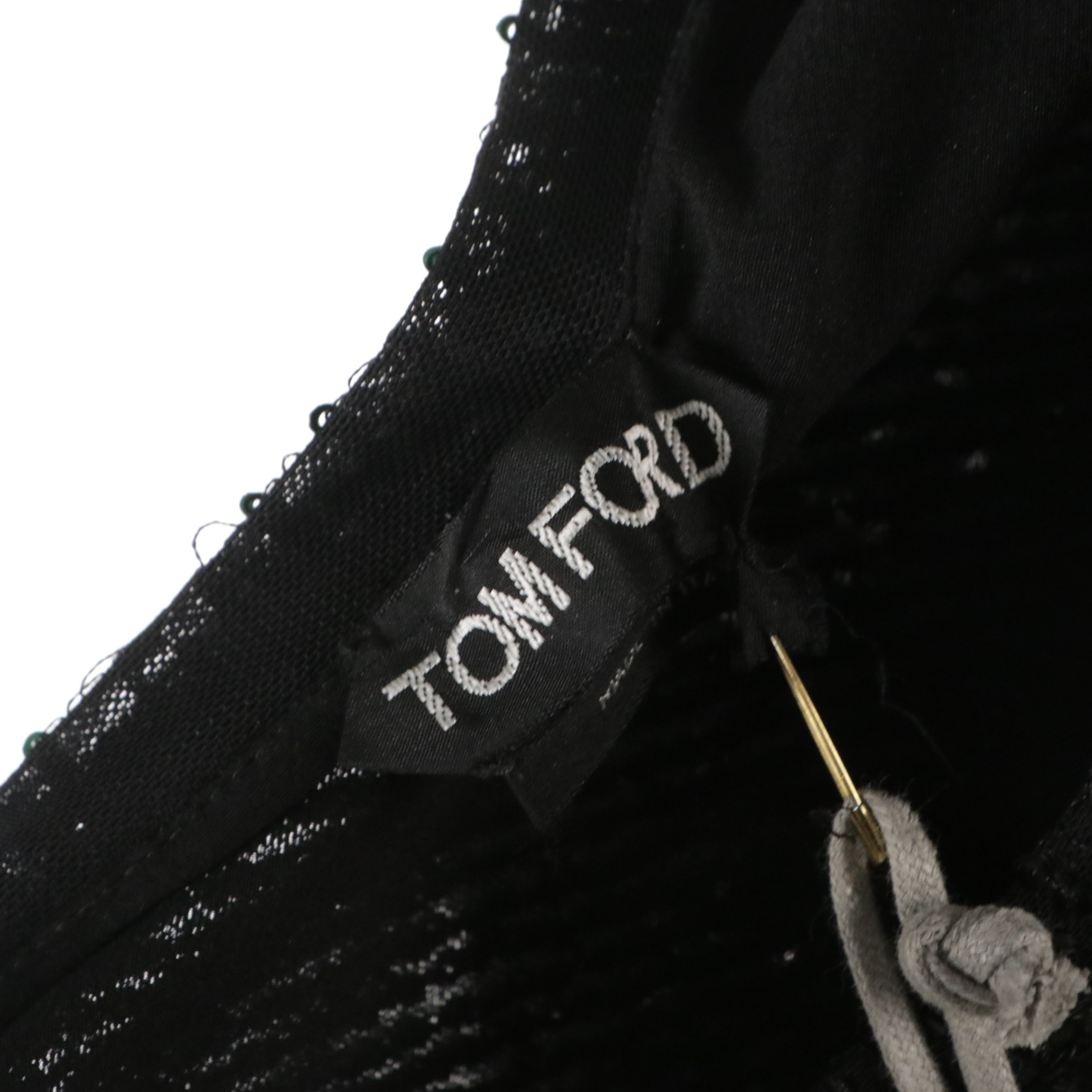 Tom Ford Black Sequined Cocktail Dress with Tag
