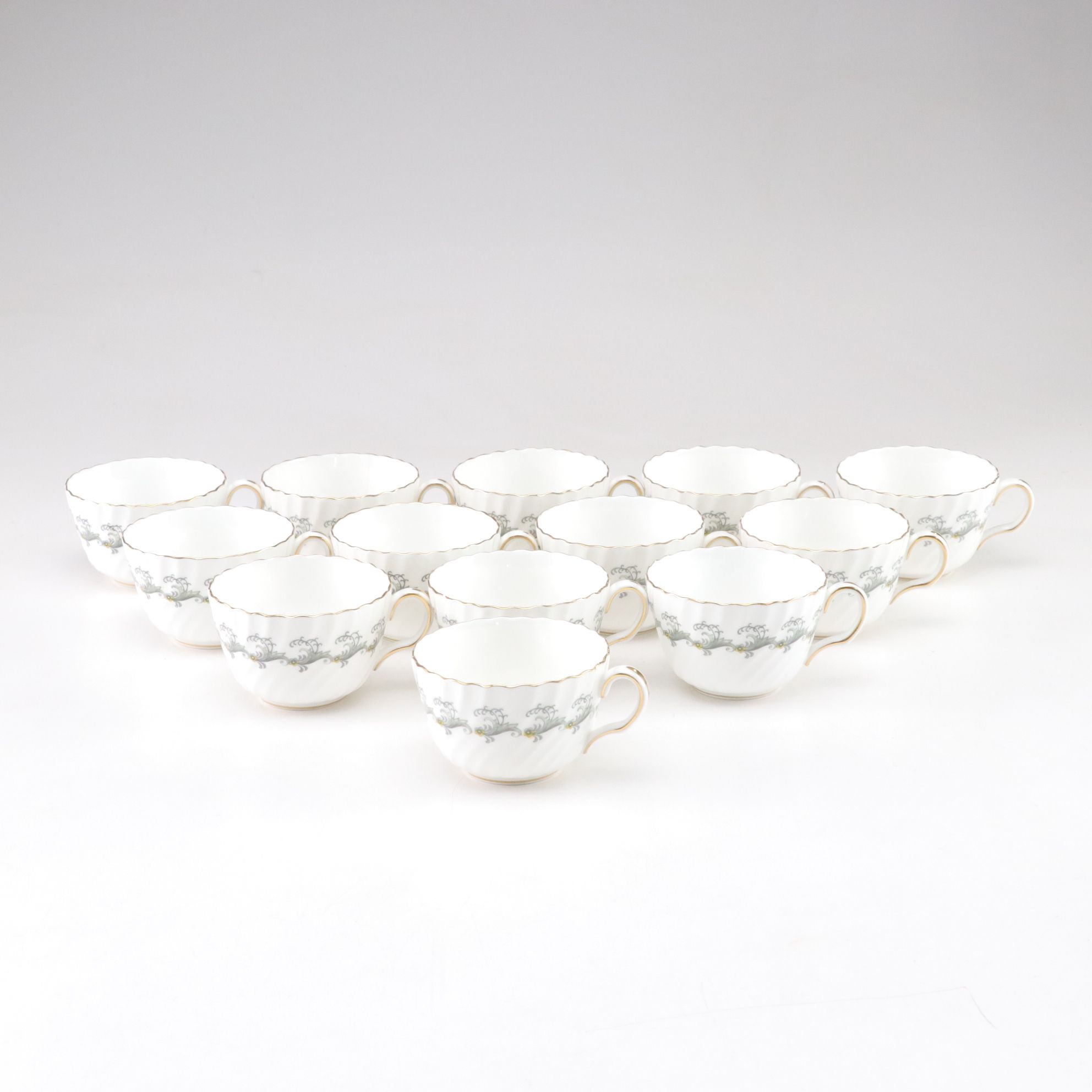 Minton "Ermine" Gilt Porcelain Dinnerware Set with Serving Dishes & More