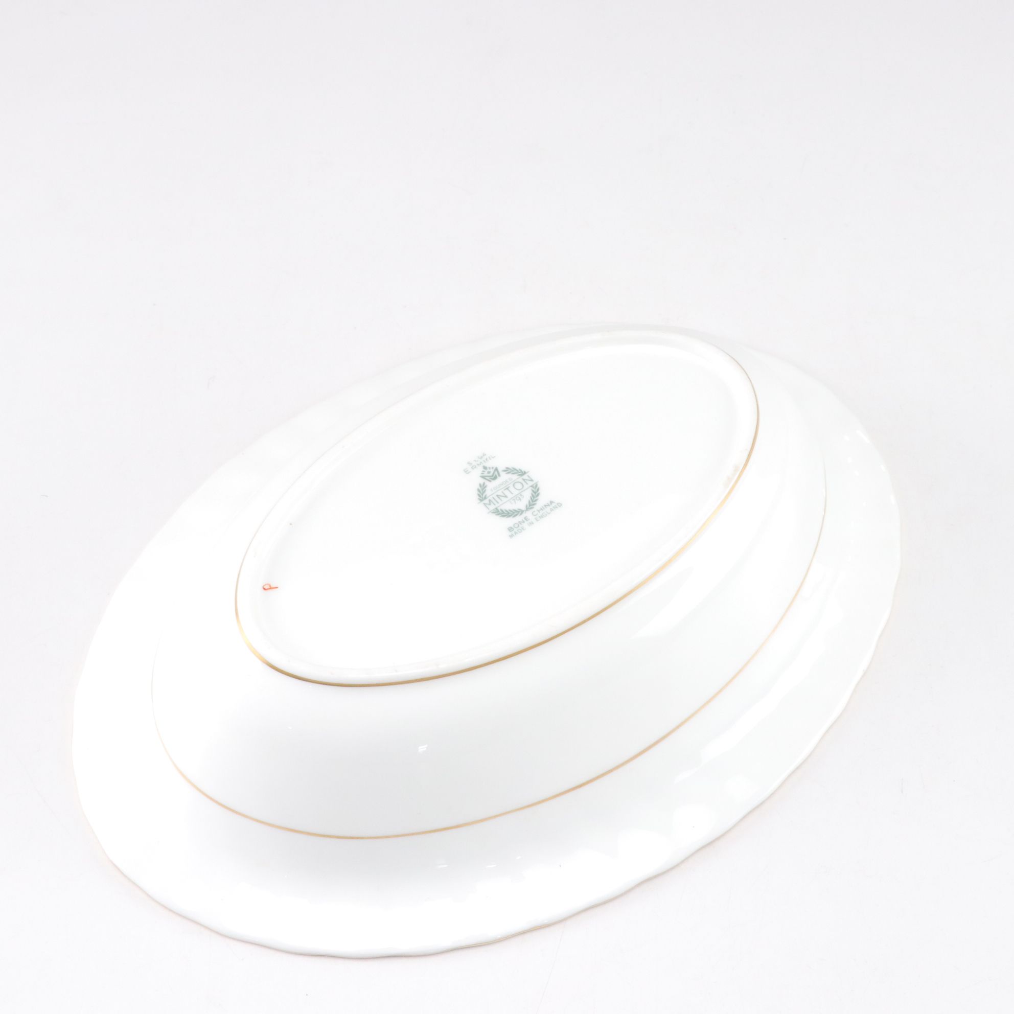 Minton "Ermine" Gilt Porcelain Dinnerware Set with Serving Dishes & More