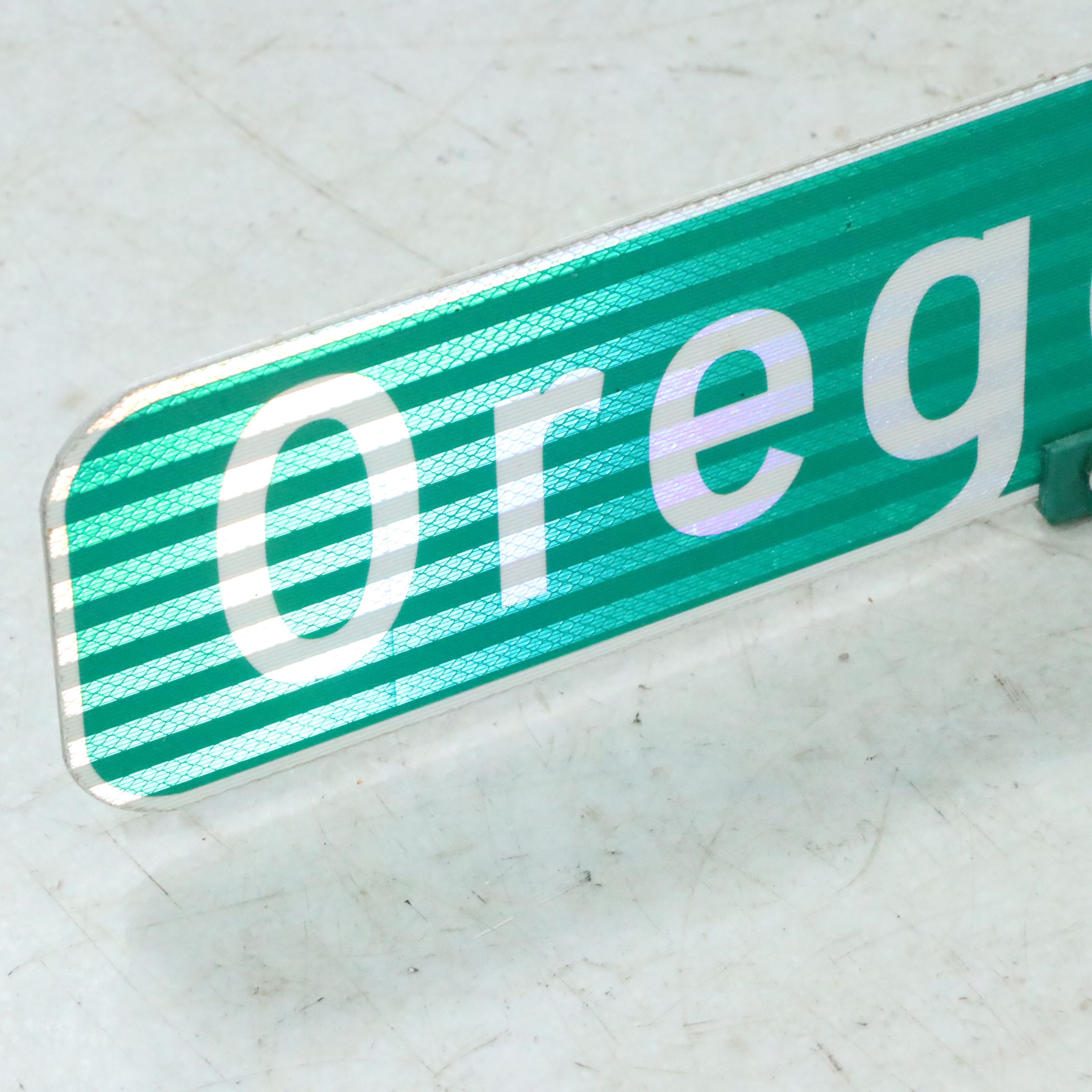 Cincinnati "Oregon Street" Reflective Sign