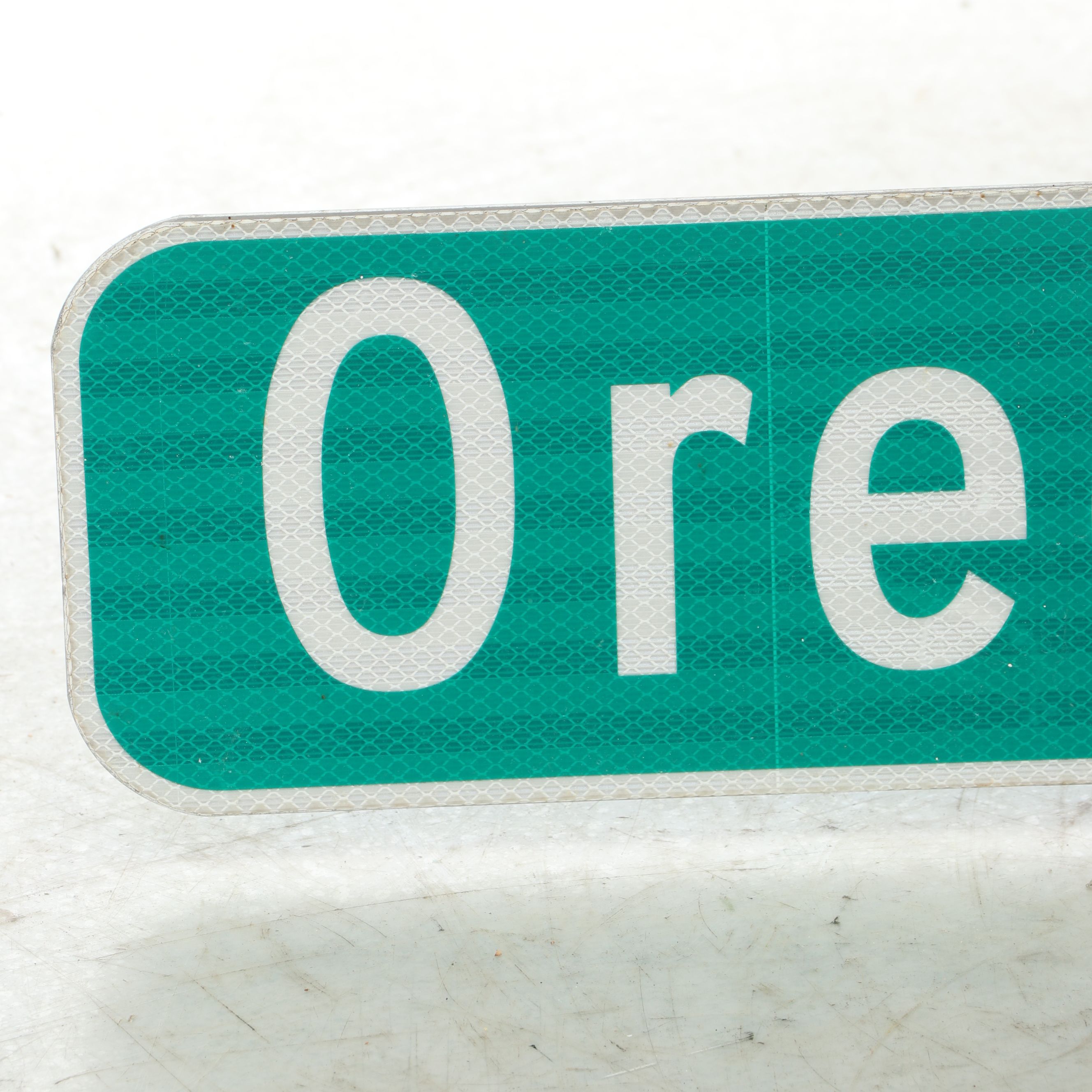 Cincinnati "Oregon Street" Reflective Sign