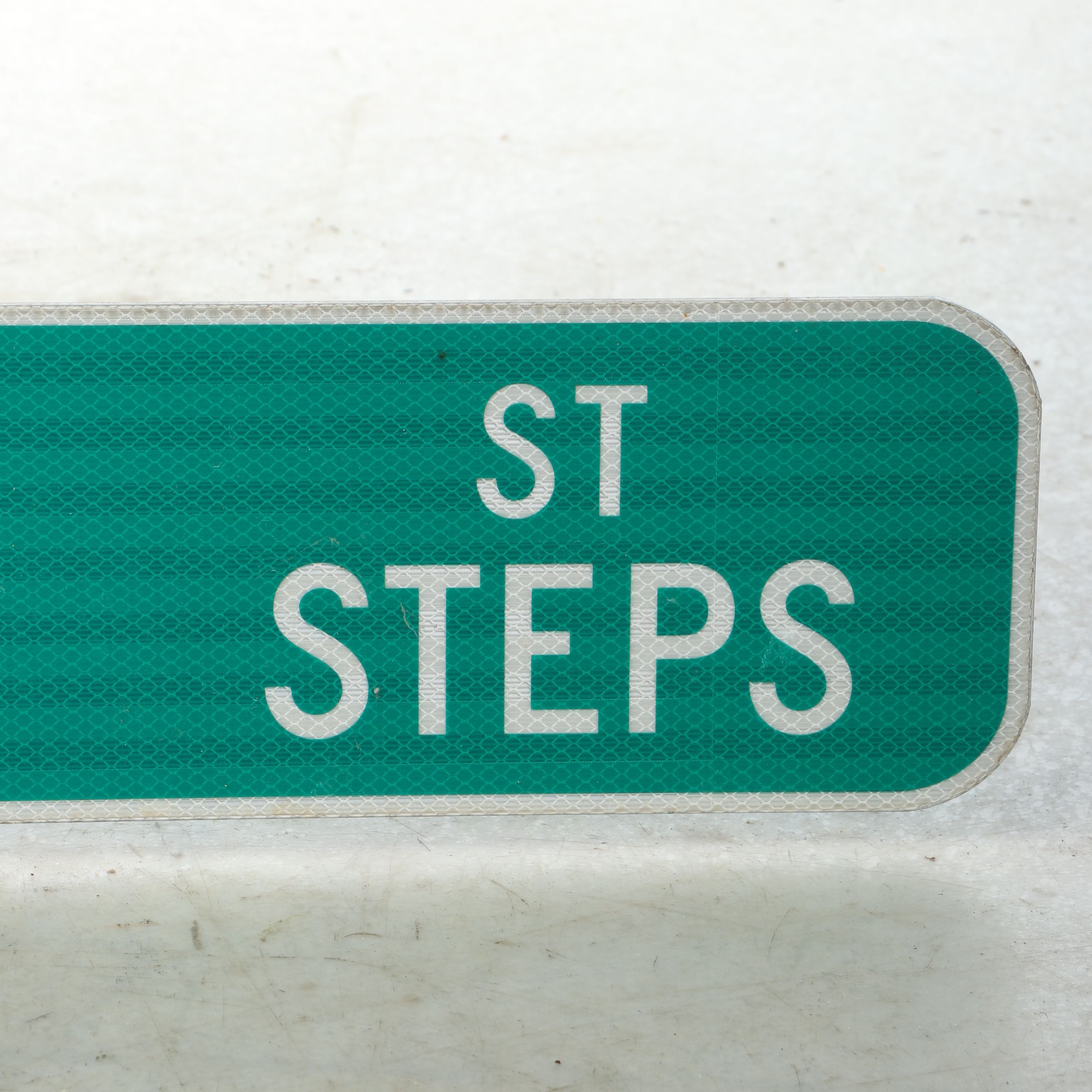 Cincinnati "Oregon Street" Reflective Sign