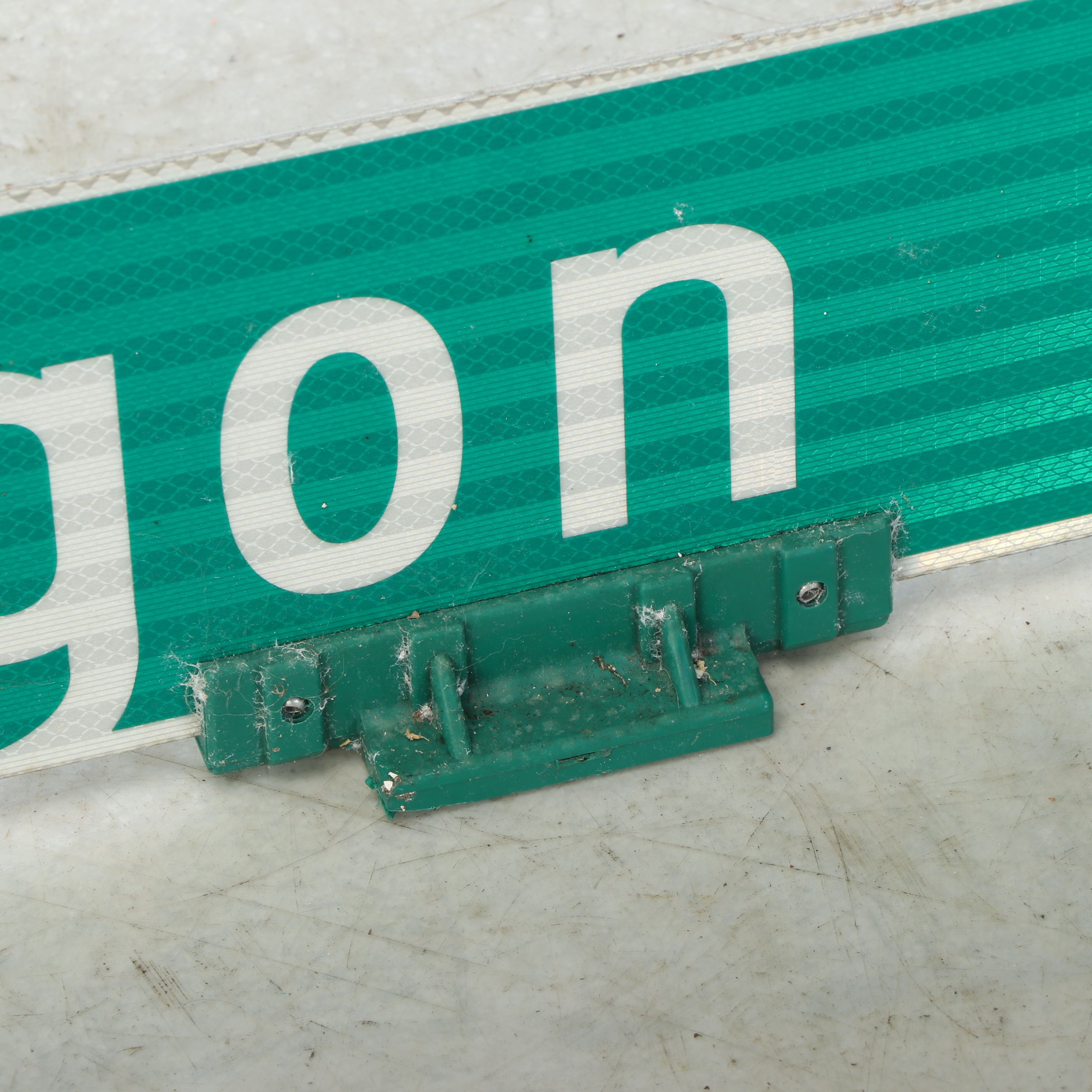 Cincinnati "Oregon Street" Reflective Sign