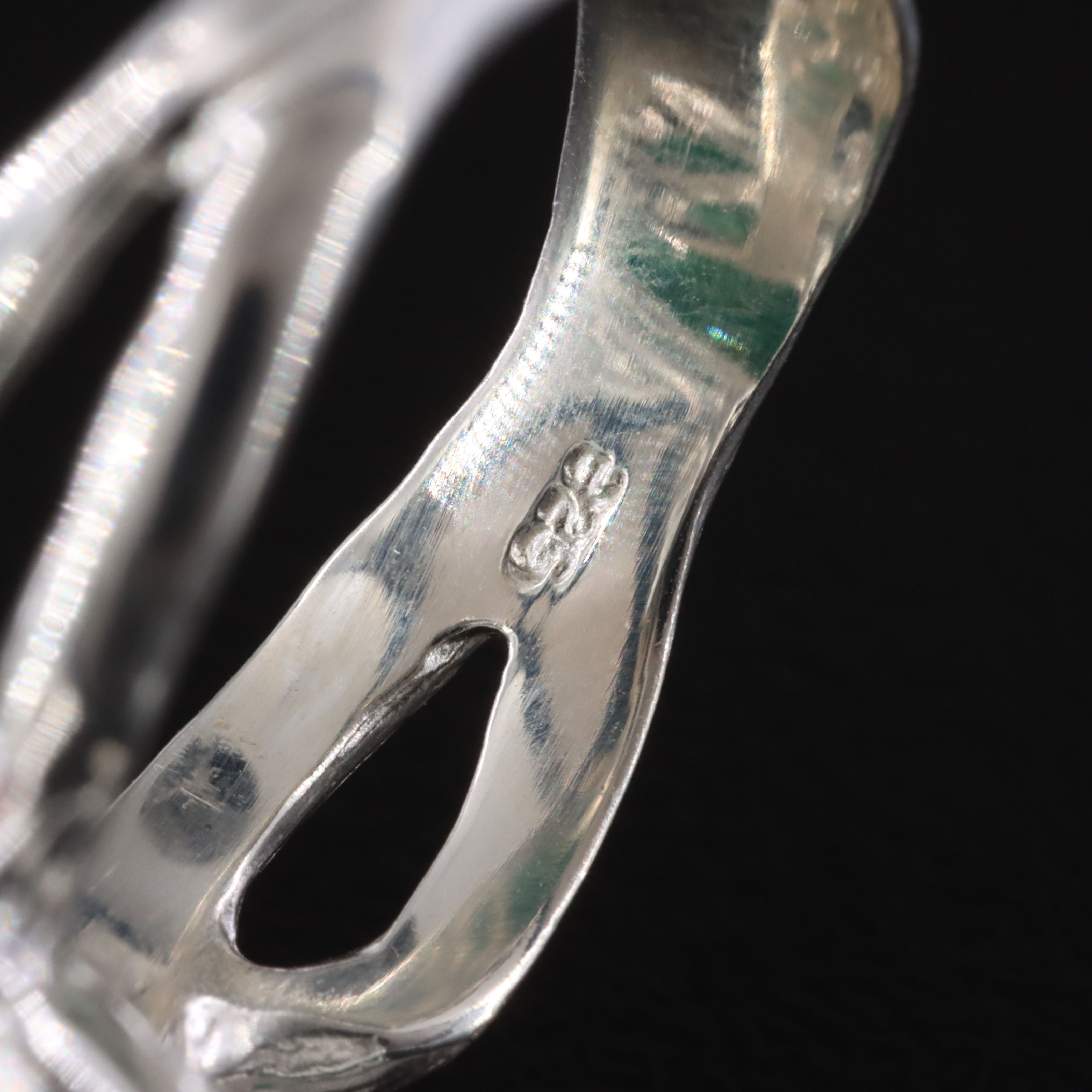 Sterling Beryl, Peridot and Rhodolite Garnet Ring