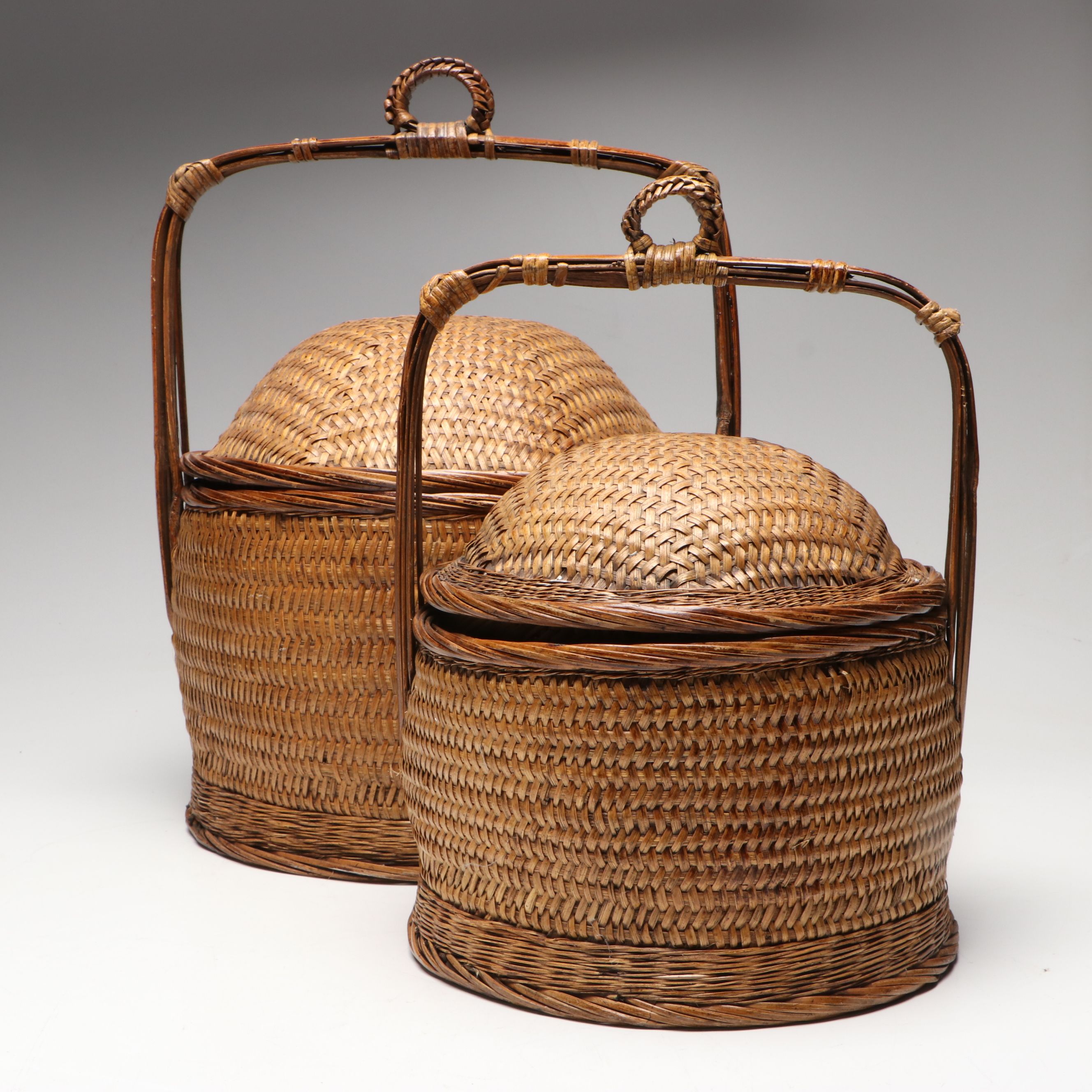 Chinese Handwoven Bamboo Wedding Baskets