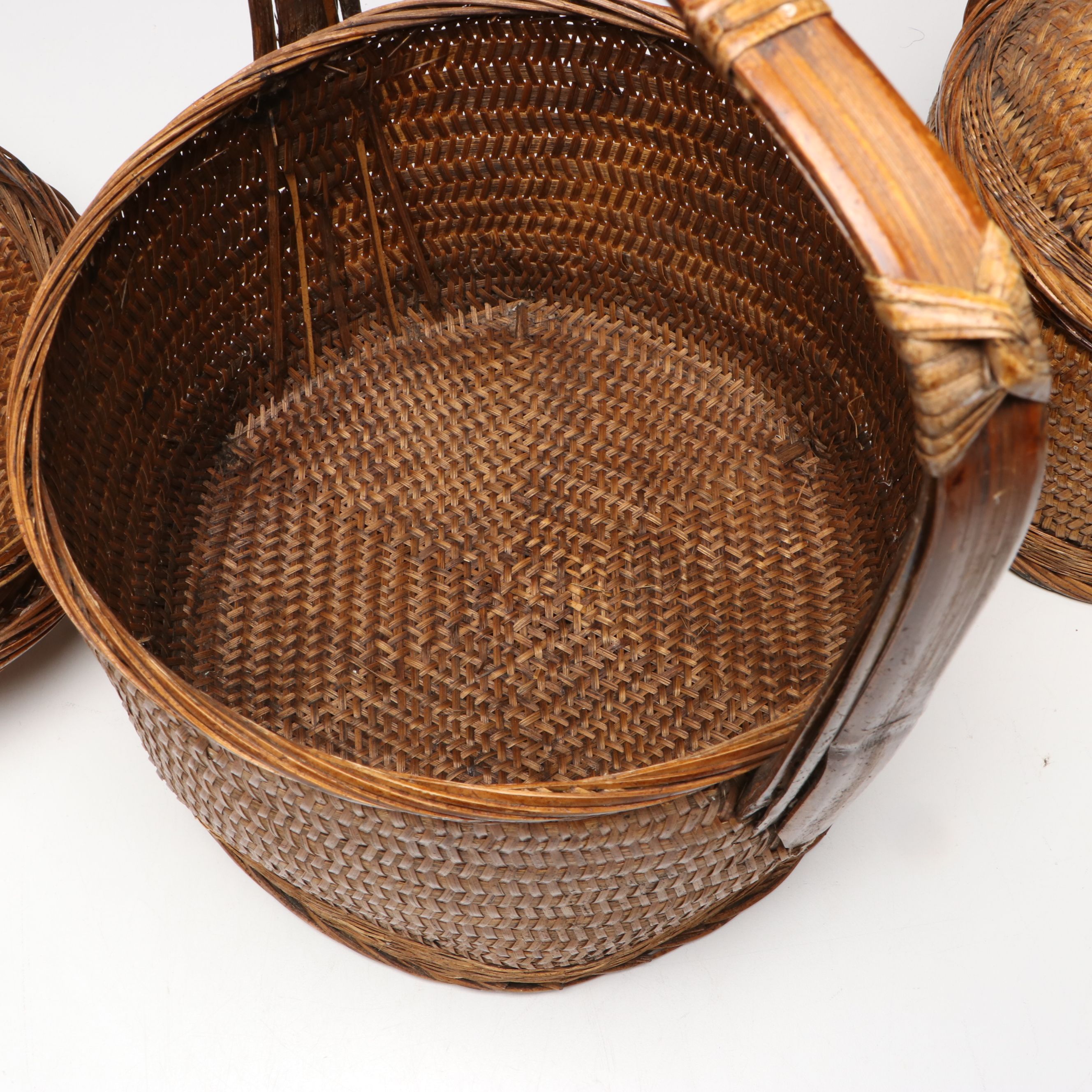 Chinese Handwoven Bamboo Wedding Baskets