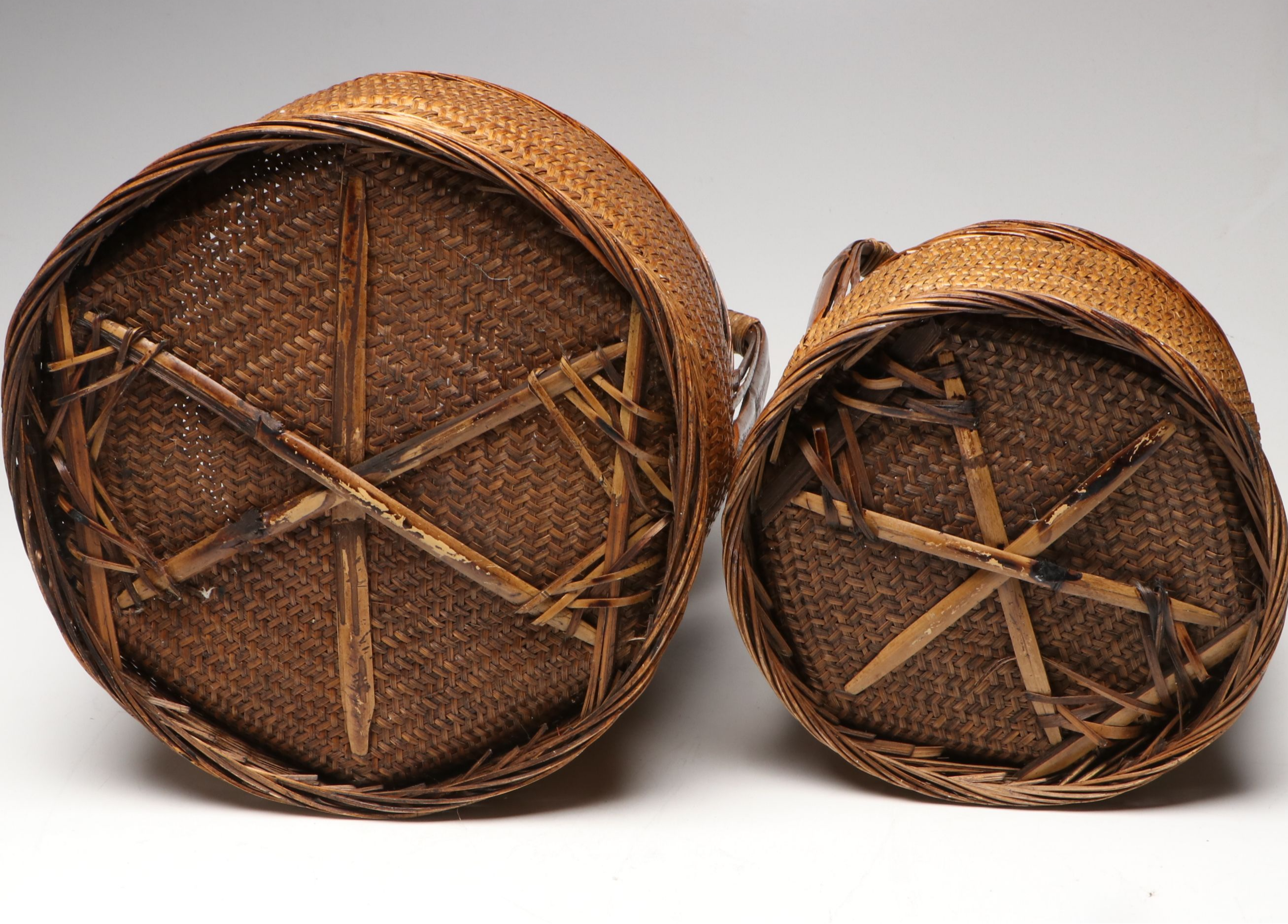 Chinese Handwoven Bamboo Wedding Baskets