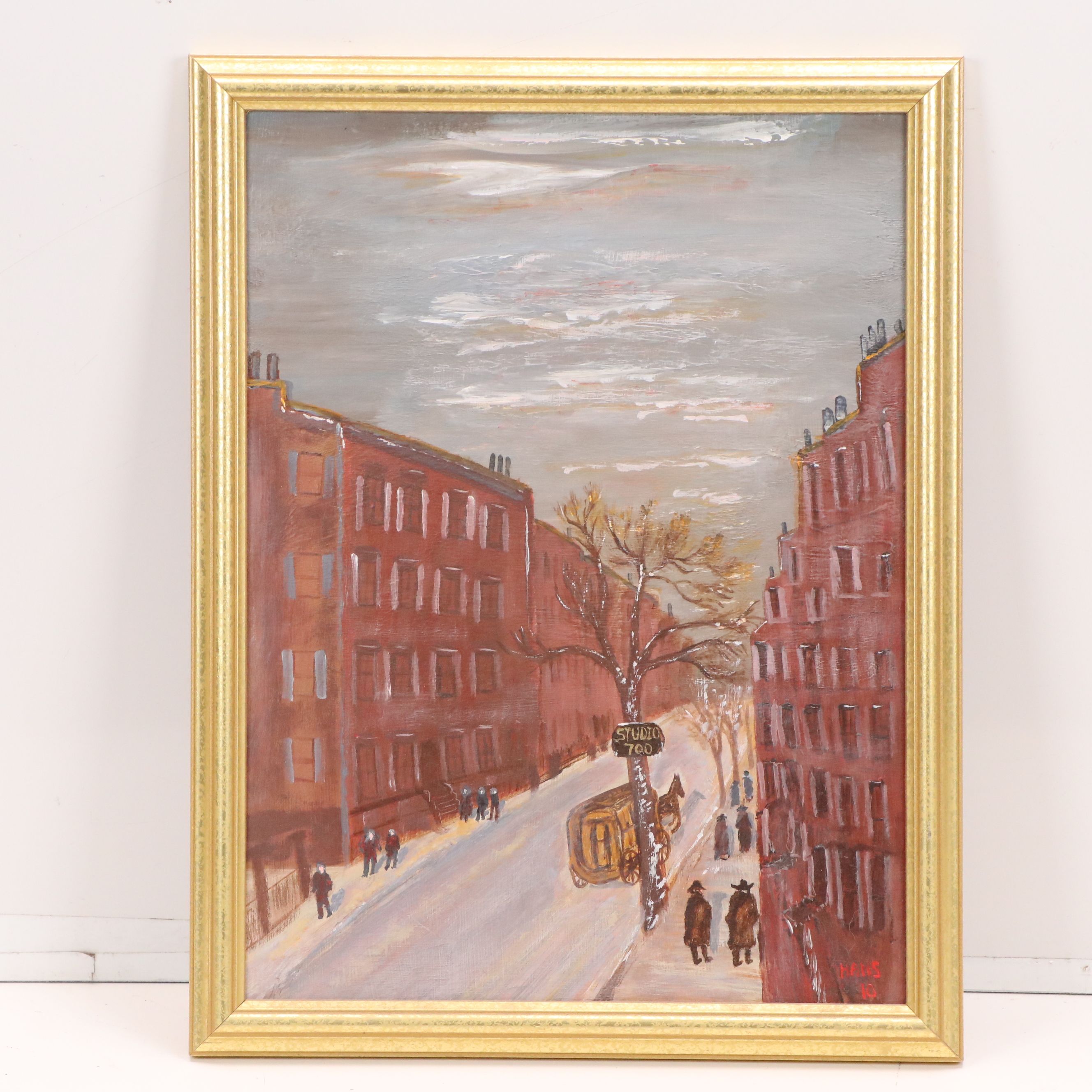 Hans Brinker Landscape Acrylic Painting "Studio 700," 2010