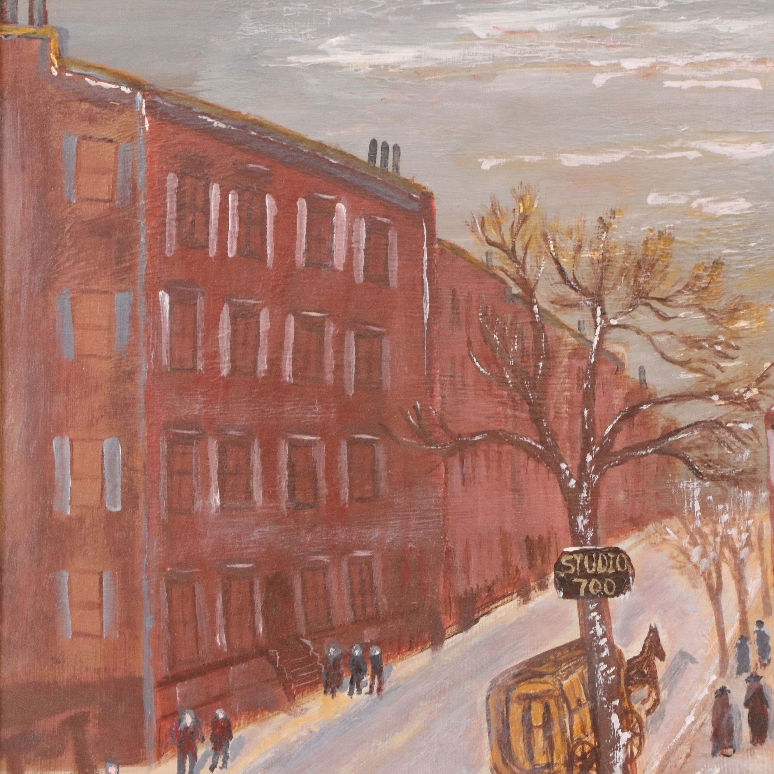 Hans Brinker Landscape Acrylic Painting "Studio 700," 2010