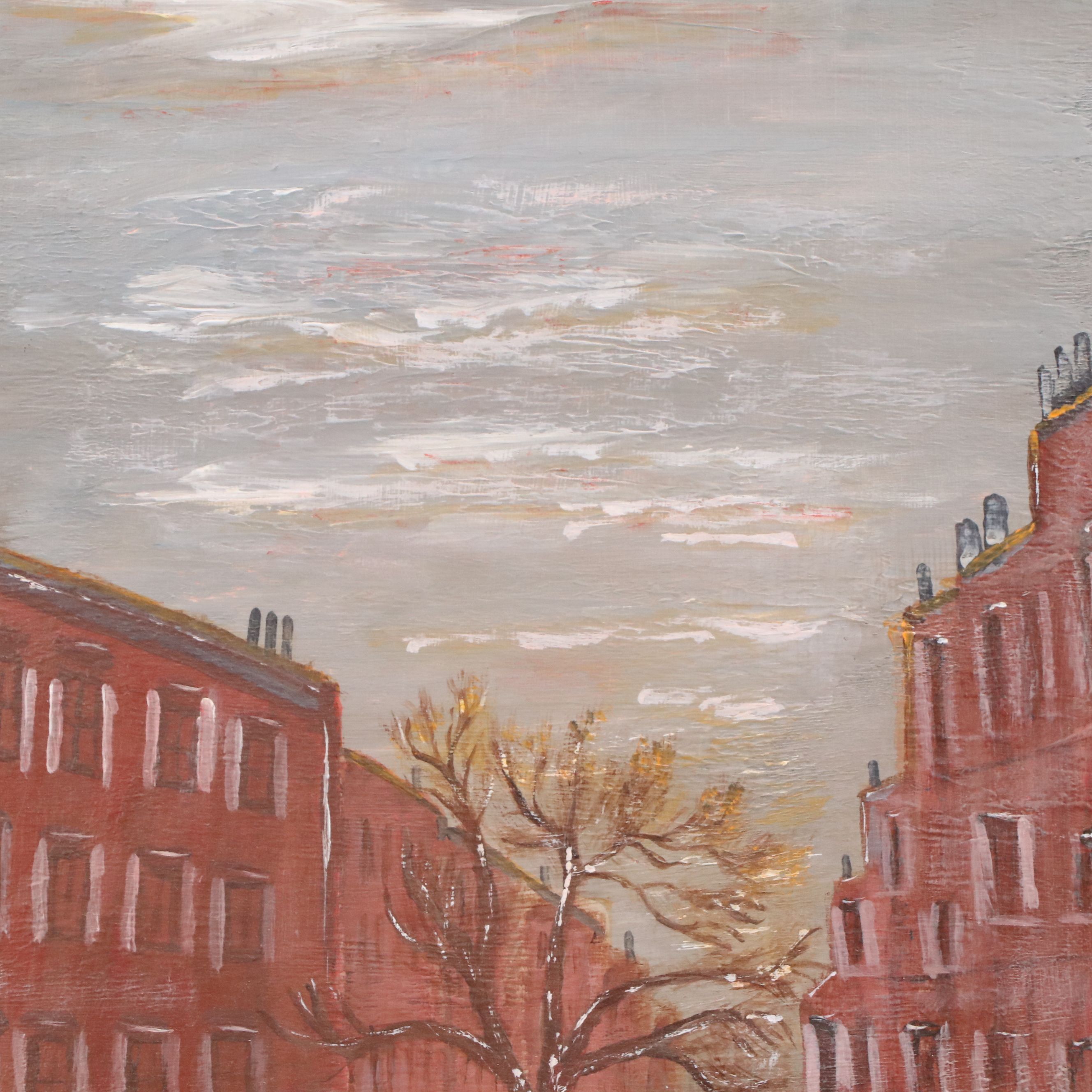 Hans Brinker Landscape Acrylic Painting "Studio 700," 2010