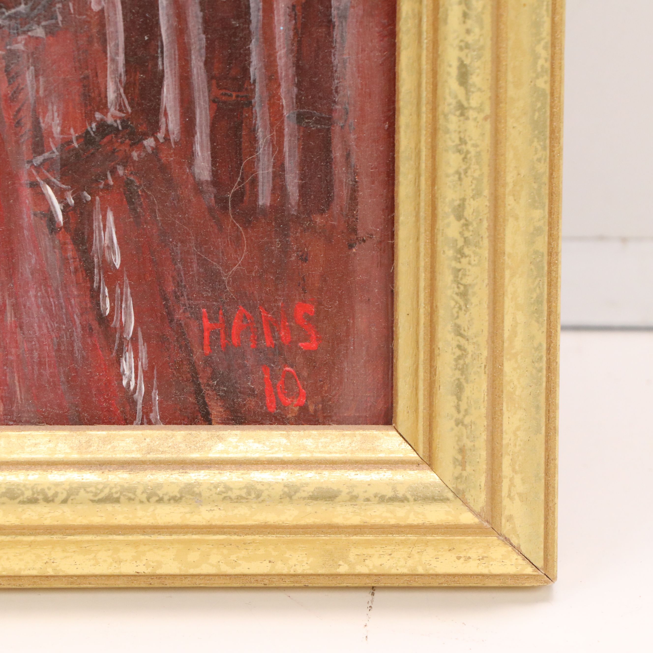 Hans Brinker Landscape Acrylic Painting "Studio 700," 2010