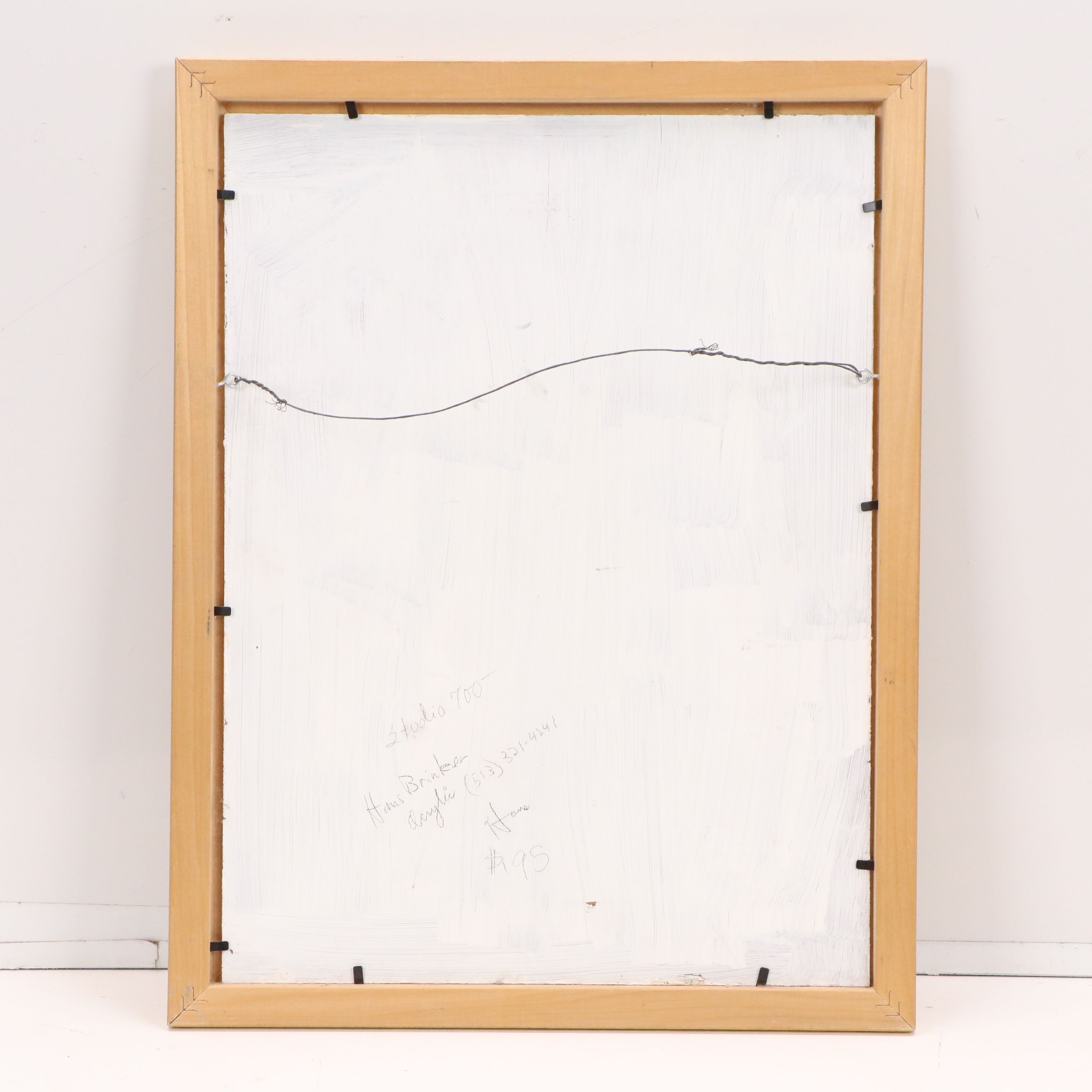 Hans Brinker Landscape Acrylic Painting "Studio 700," 2010