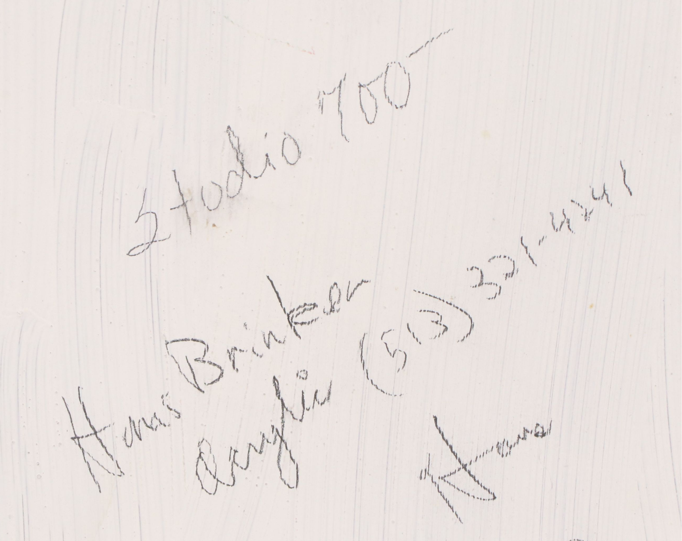 Hans Brinker Landscape Acrylic Painting "Studio 700," 2010